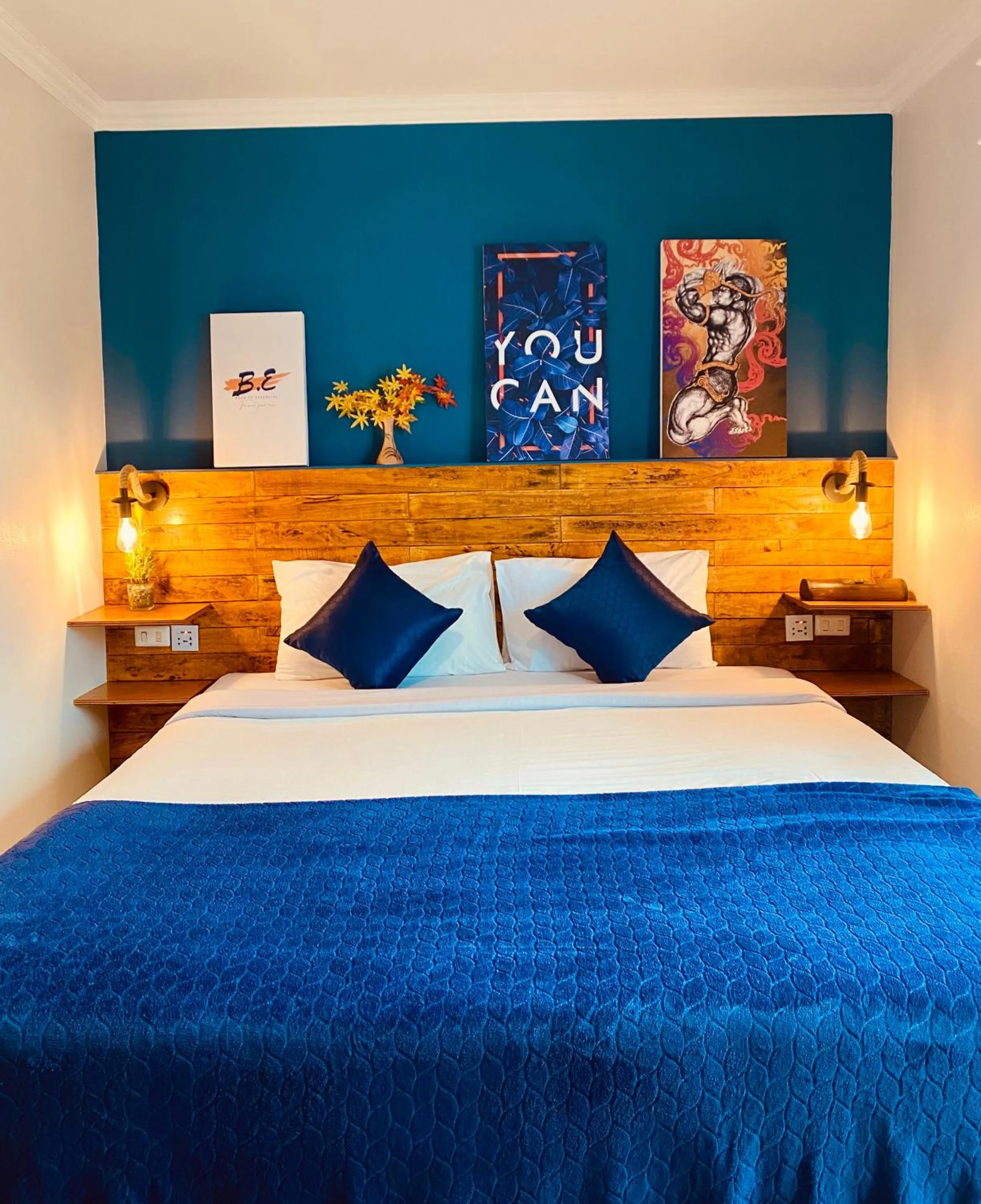 Bed in BH Baan Paradise Hotel Patong