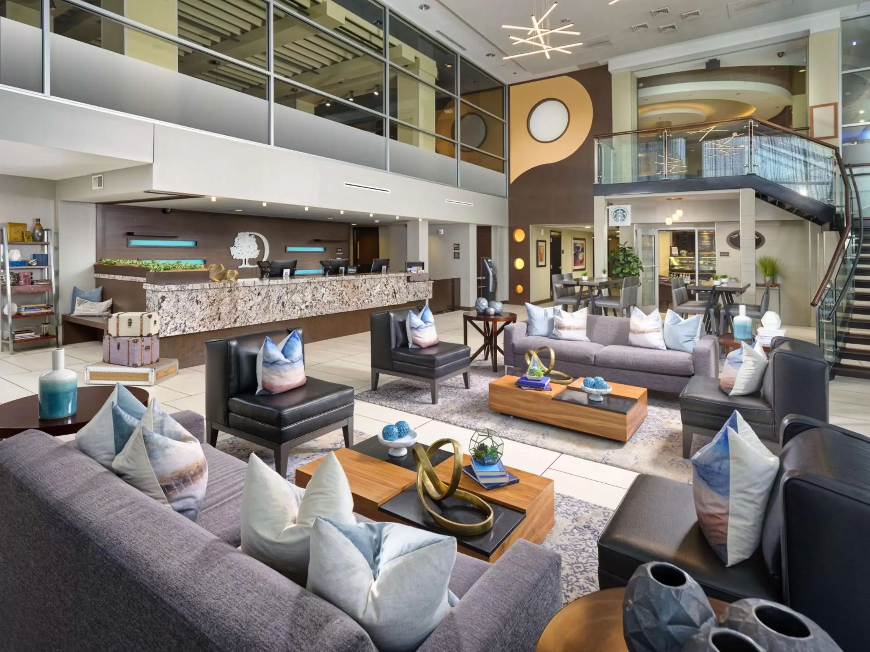 Lobby or reception in DoubleTree by Hilton Hotel Chattanooga Downtown Lobby or reception in DoubleTree by Hilton Hotel Chattanooga Downtown