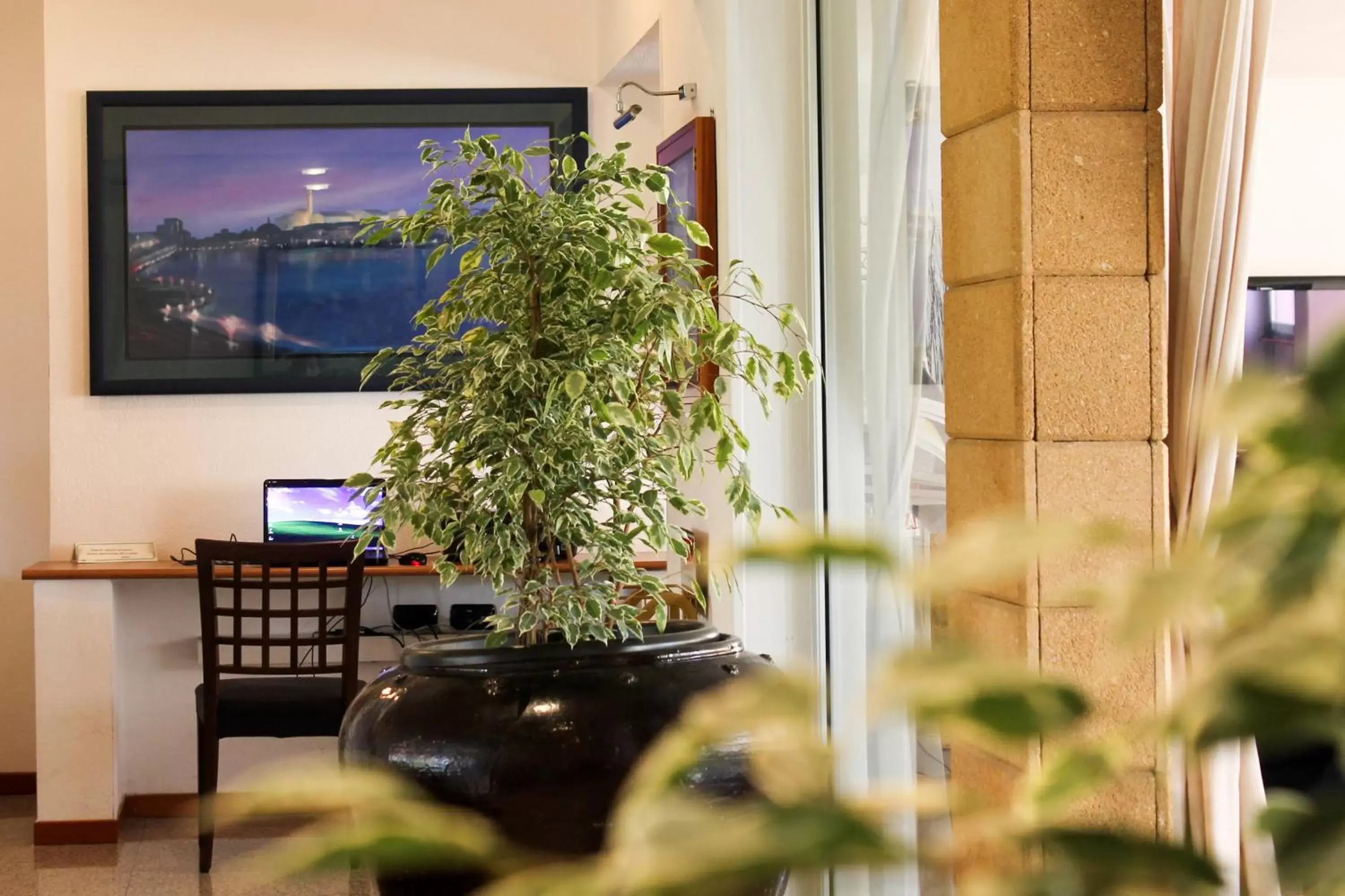 Lobby or reception in Hotel Majesty Bari Lobby or reception in Hotel Majesty Bari