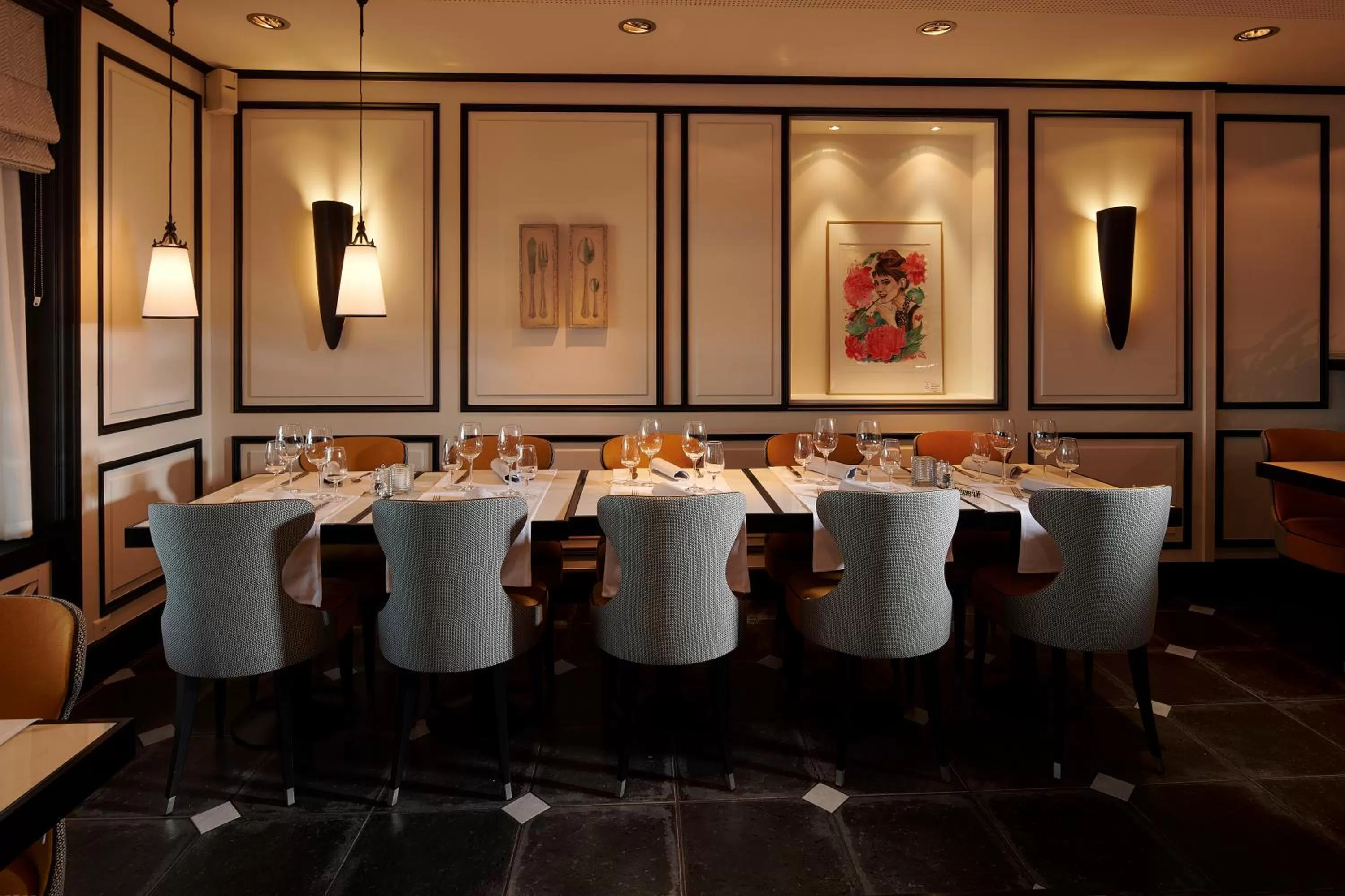 Restaurant/places to eat in Romantik Hotel Mont Blanc au Lac