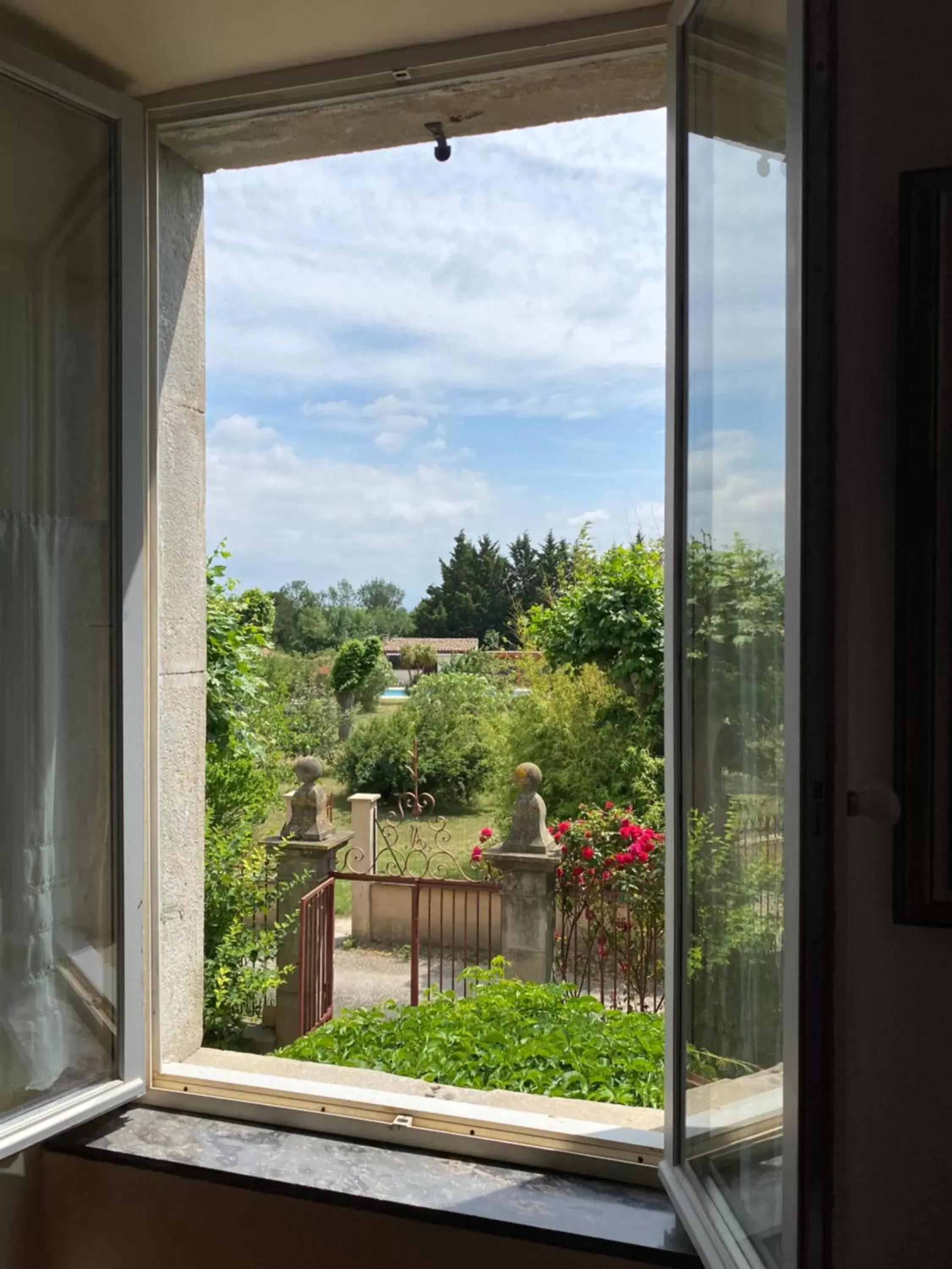 Garden view in Le Relais d'Affiac