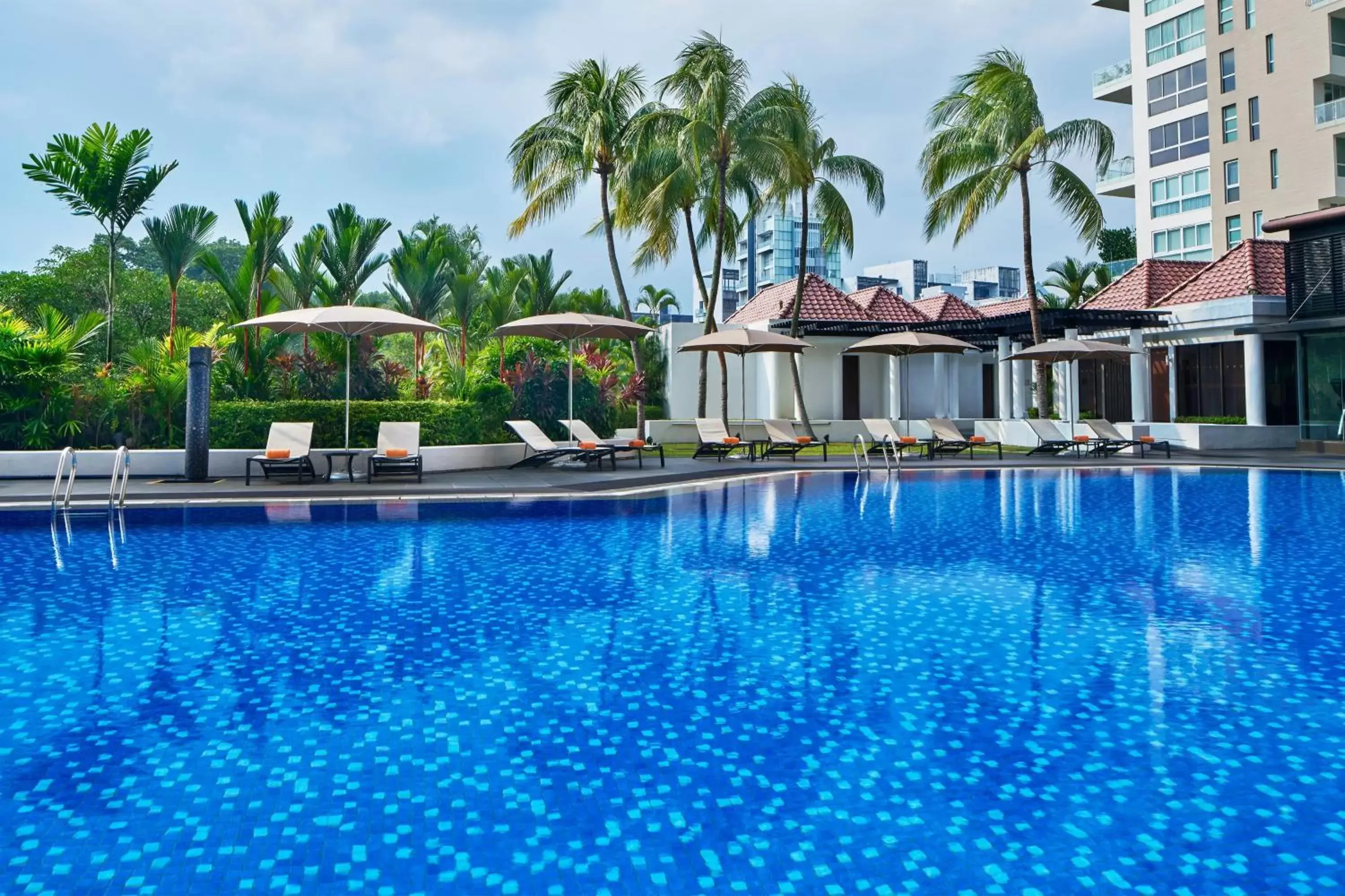 Swimming Pool in Sheraton Towers Singapore Hotel