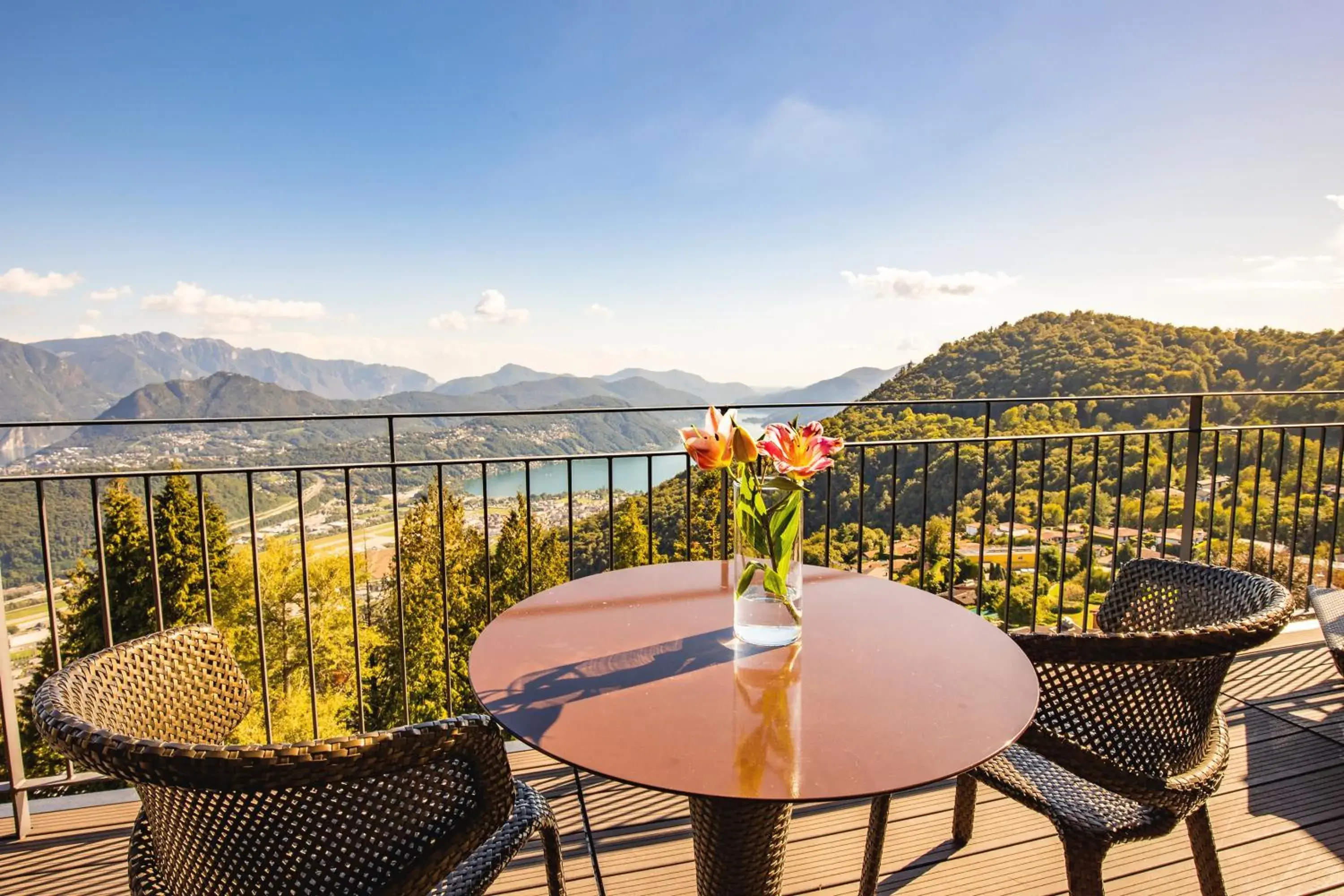 Balcony/Terrace in Kurhaus Cademario Hotel & DOT Spa - Ticino Hotels Group