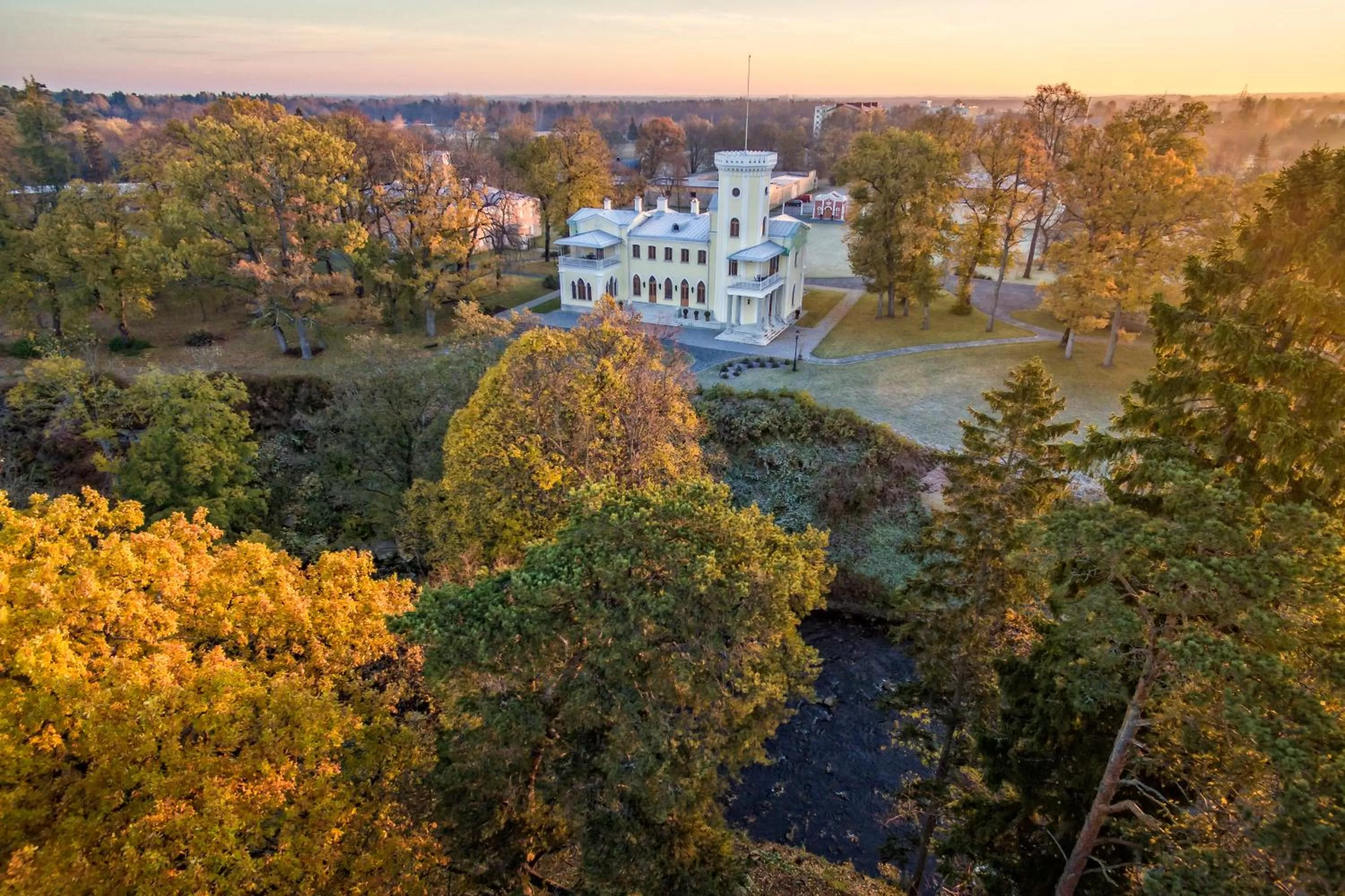 Bird's eye view in Schloss Fall, Keila-Joa