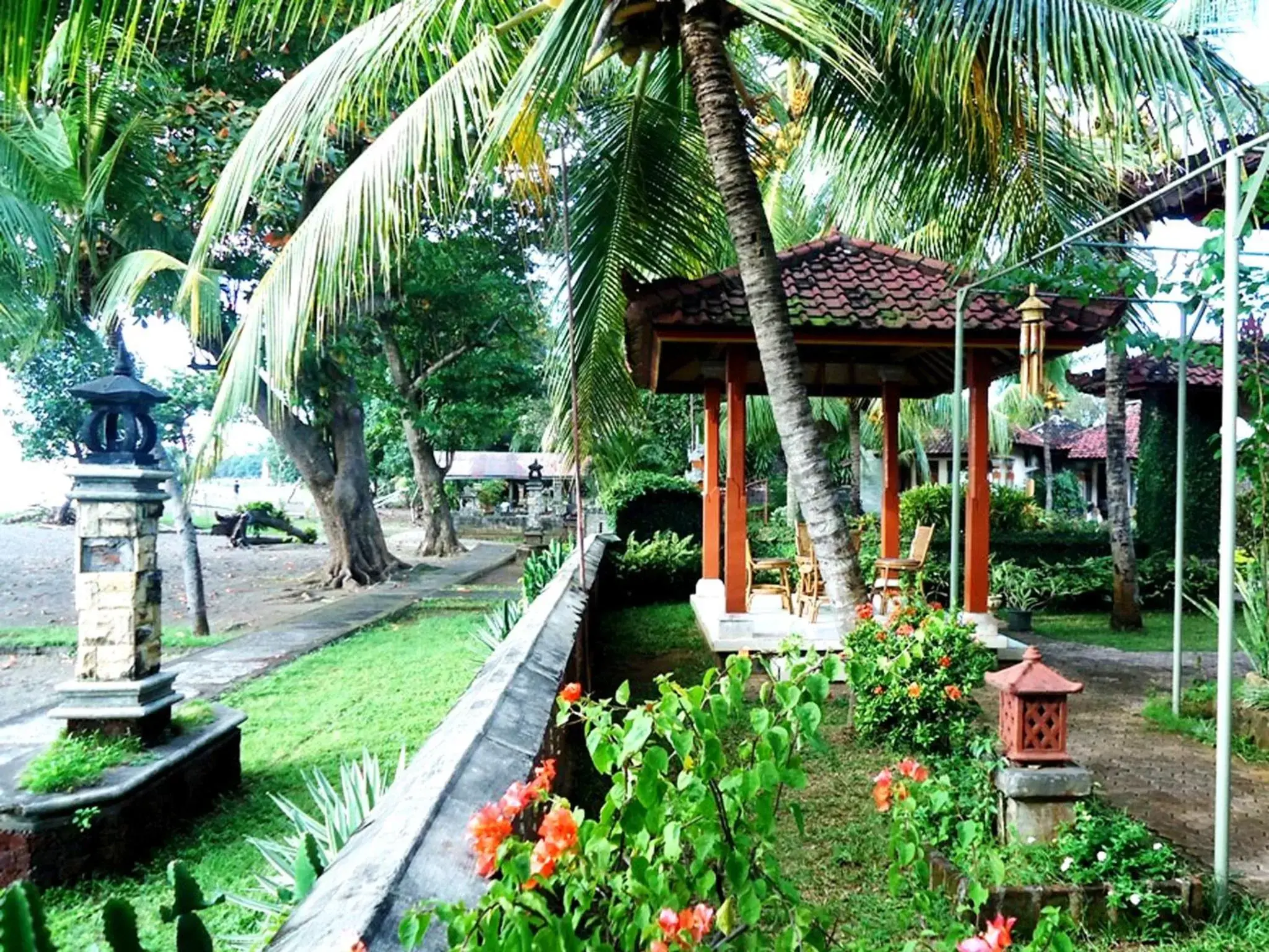 Property building, Garden in Lovina Beach Hotel