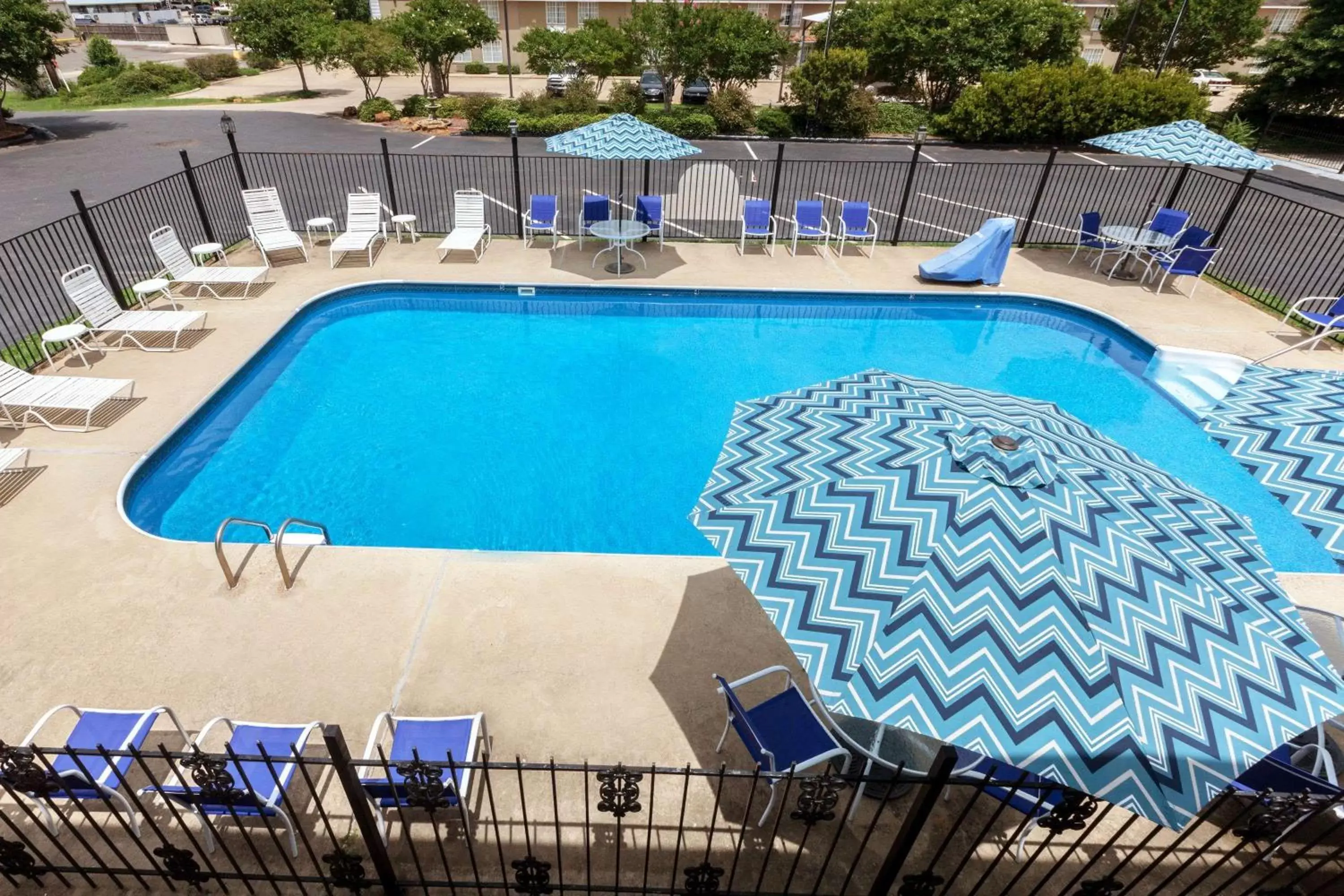 On site, Pool View in Days Inn by Wyndham Natchitoches