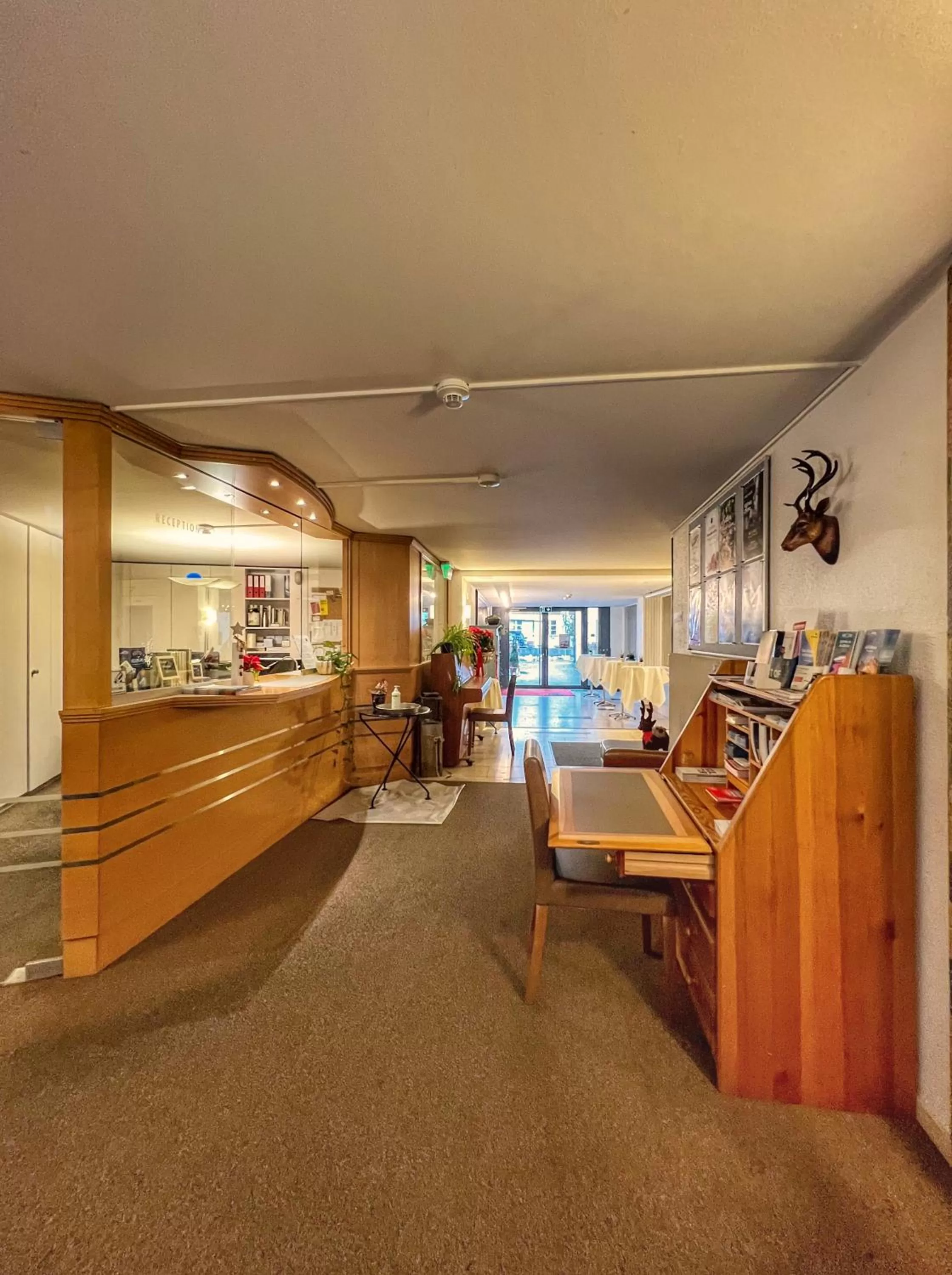 Lobby or reception in Hotel Hecht