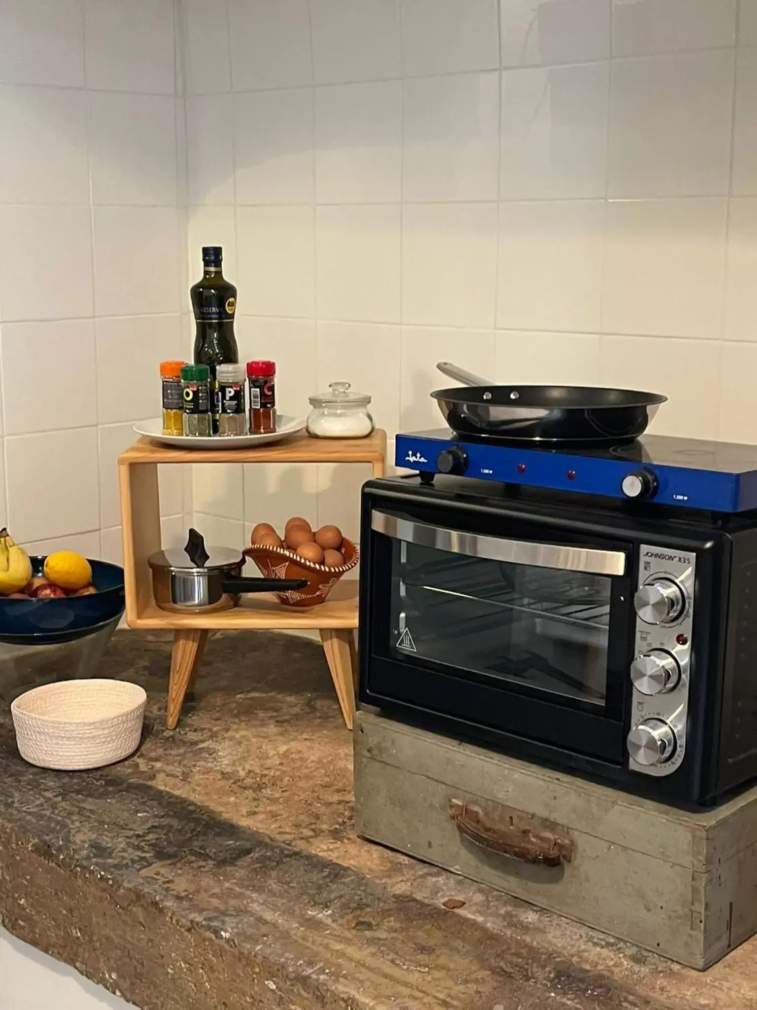 Kitchen/Kitchenette in Azulejos Cais Sodré B&B