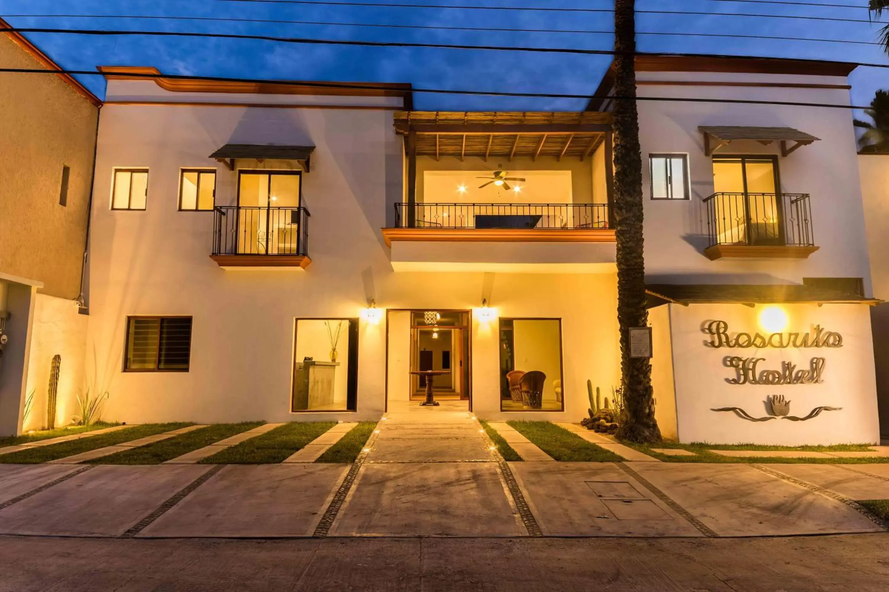 Facade/entrance, Property Building in Rosarito Hotel