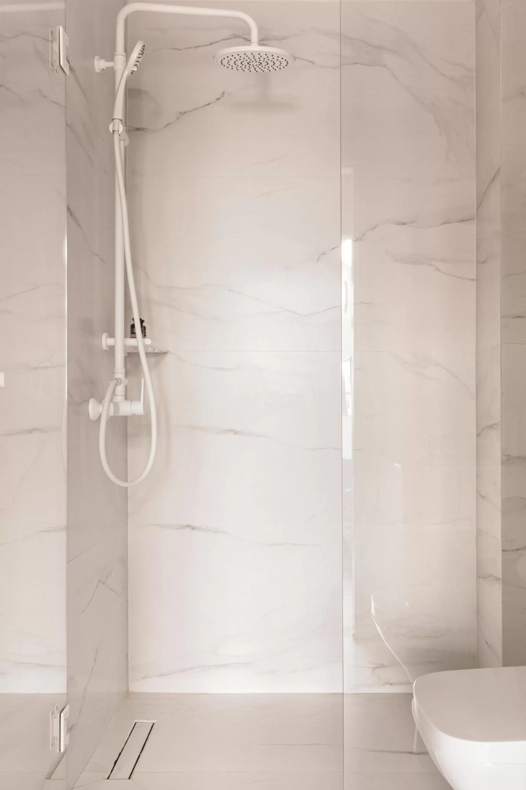 Shower, Bathroom in SYROS SOUL LUXURY SUITES