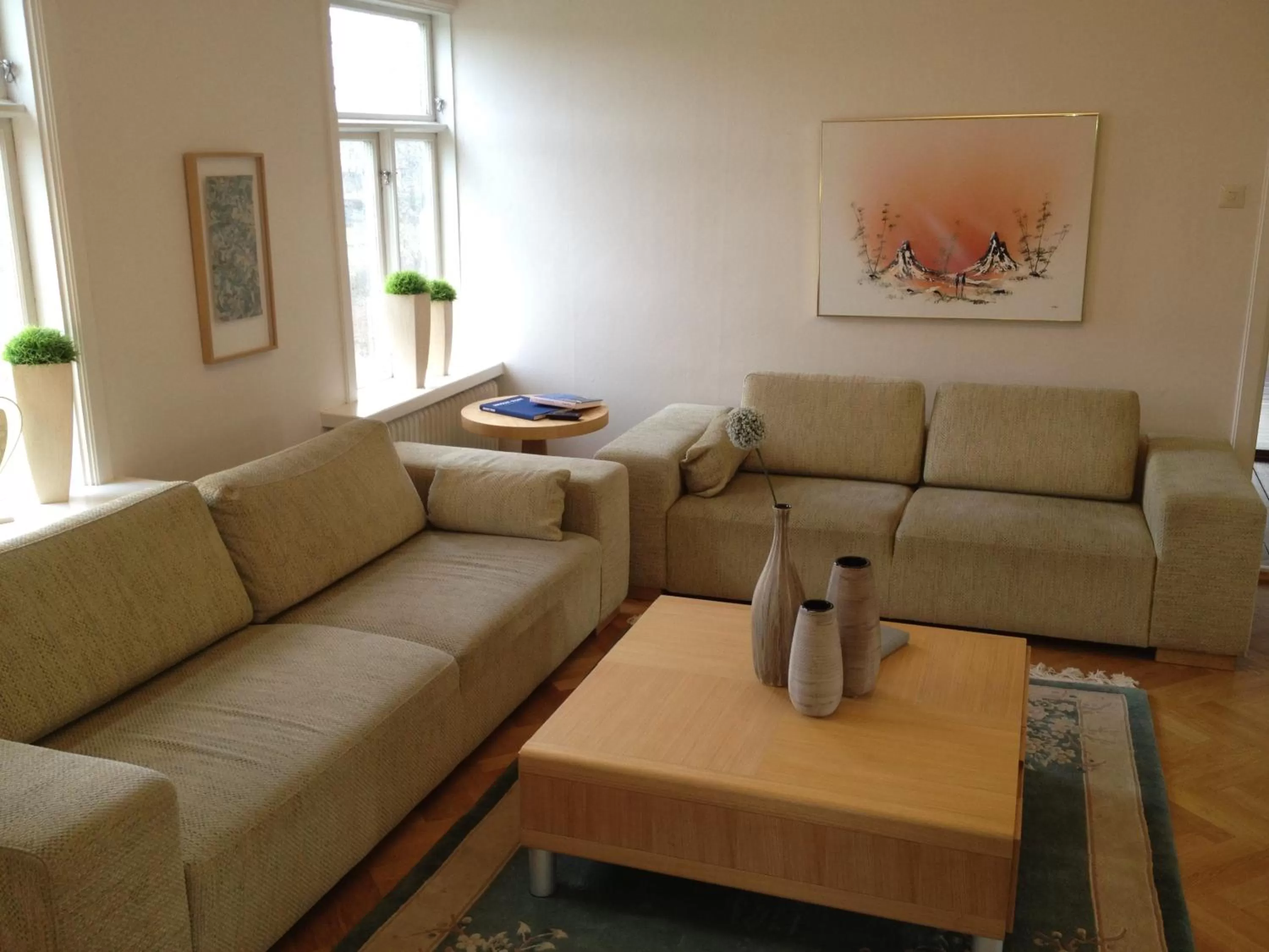 Seating area in Åhus B&B och Vandrarhem