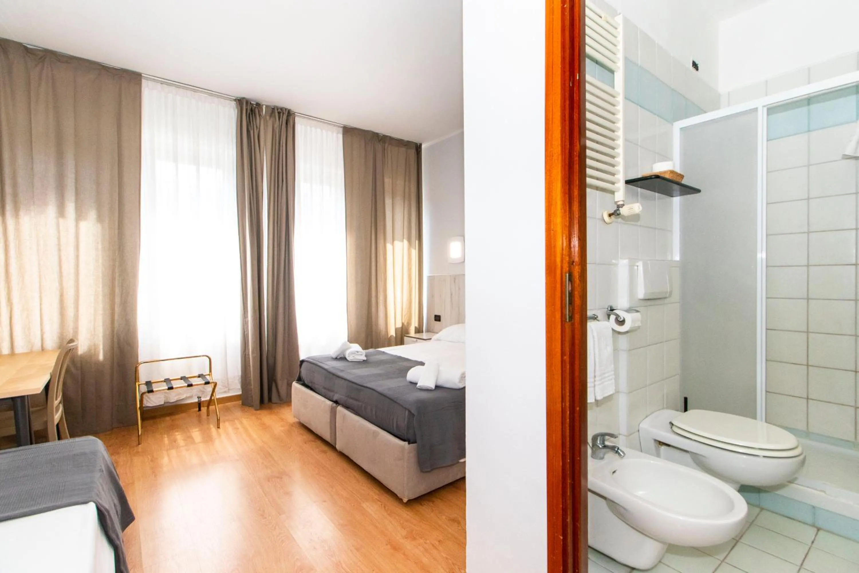 Photo of the whole room, Bed in Hotel Cristallo Torino