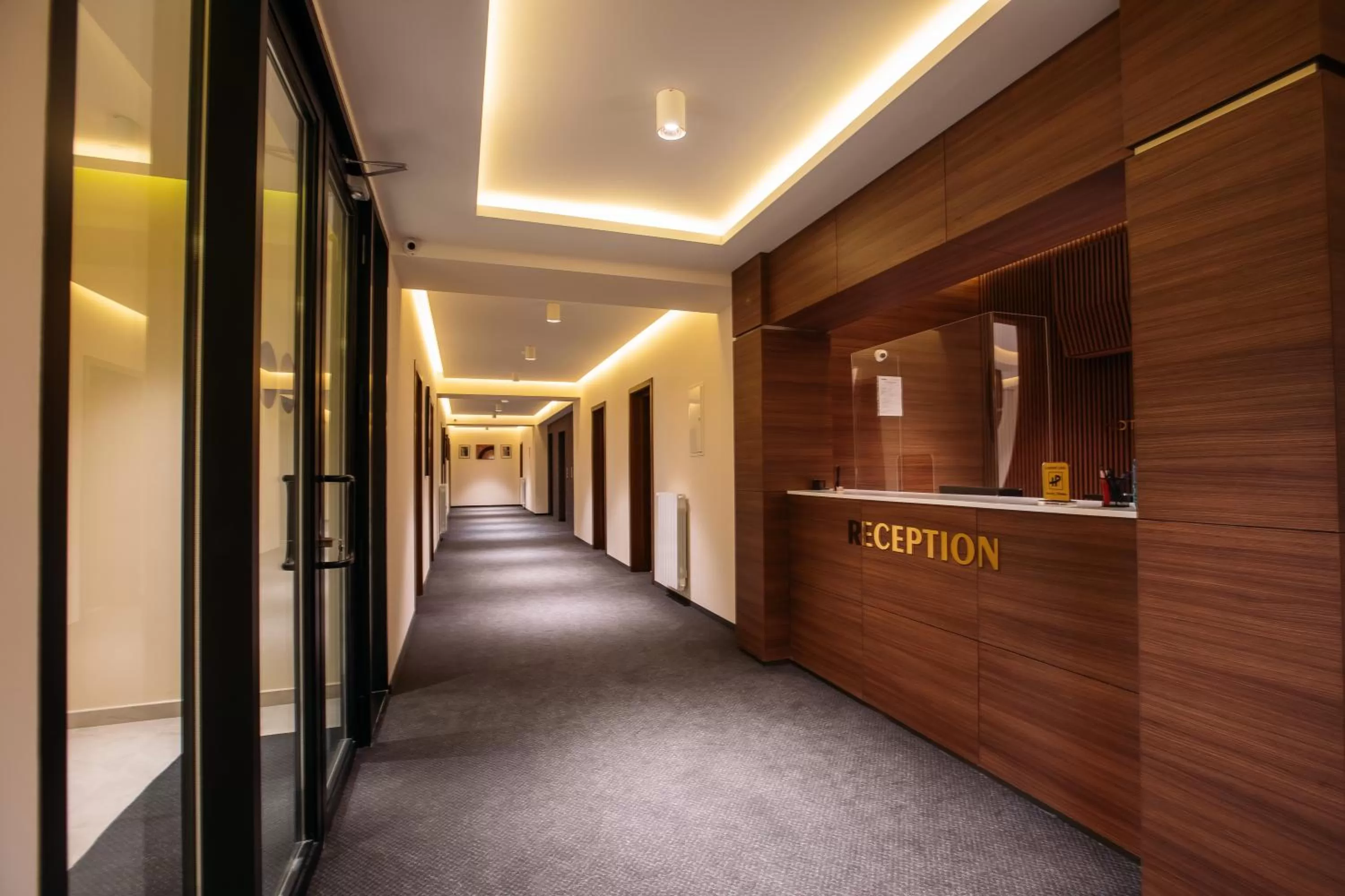 Lobby or reception in Hotel Parma