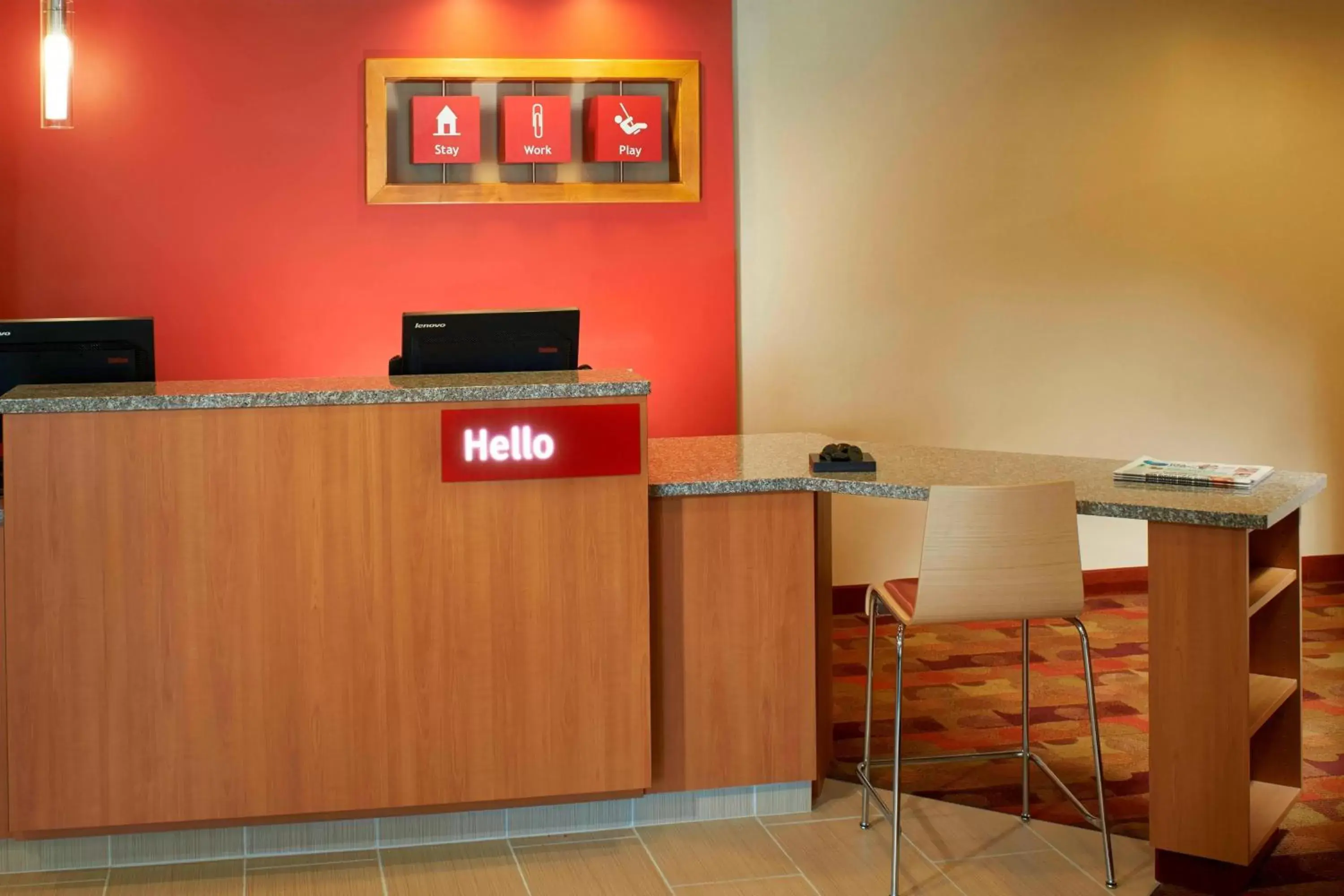 Lobby or reception, TV/Entertainment Center in TownePlace Suites by Marriott Saginaw