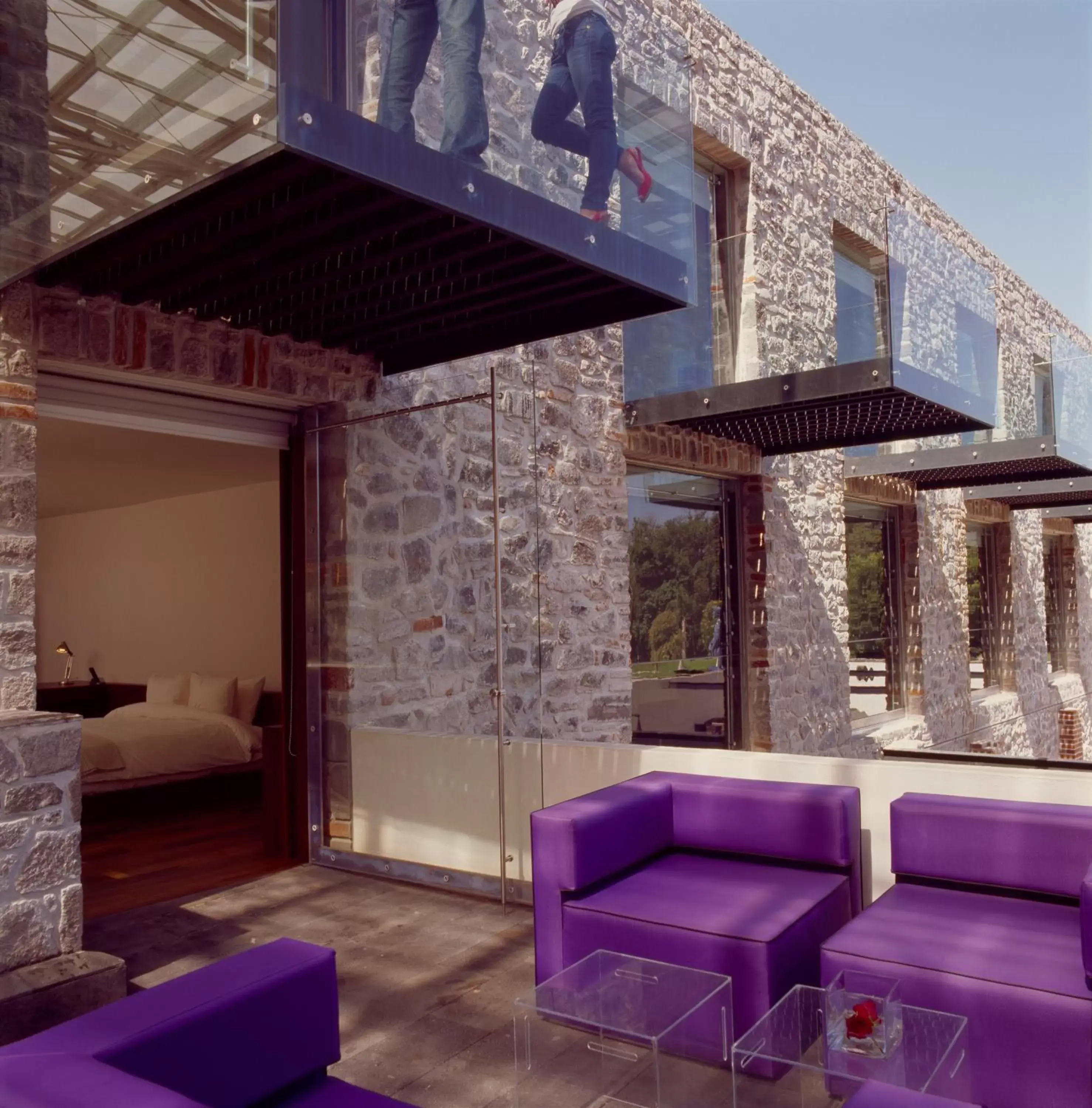 Balcony/Terrace in La Purificadora, Puebla, a Member of Design Hotels