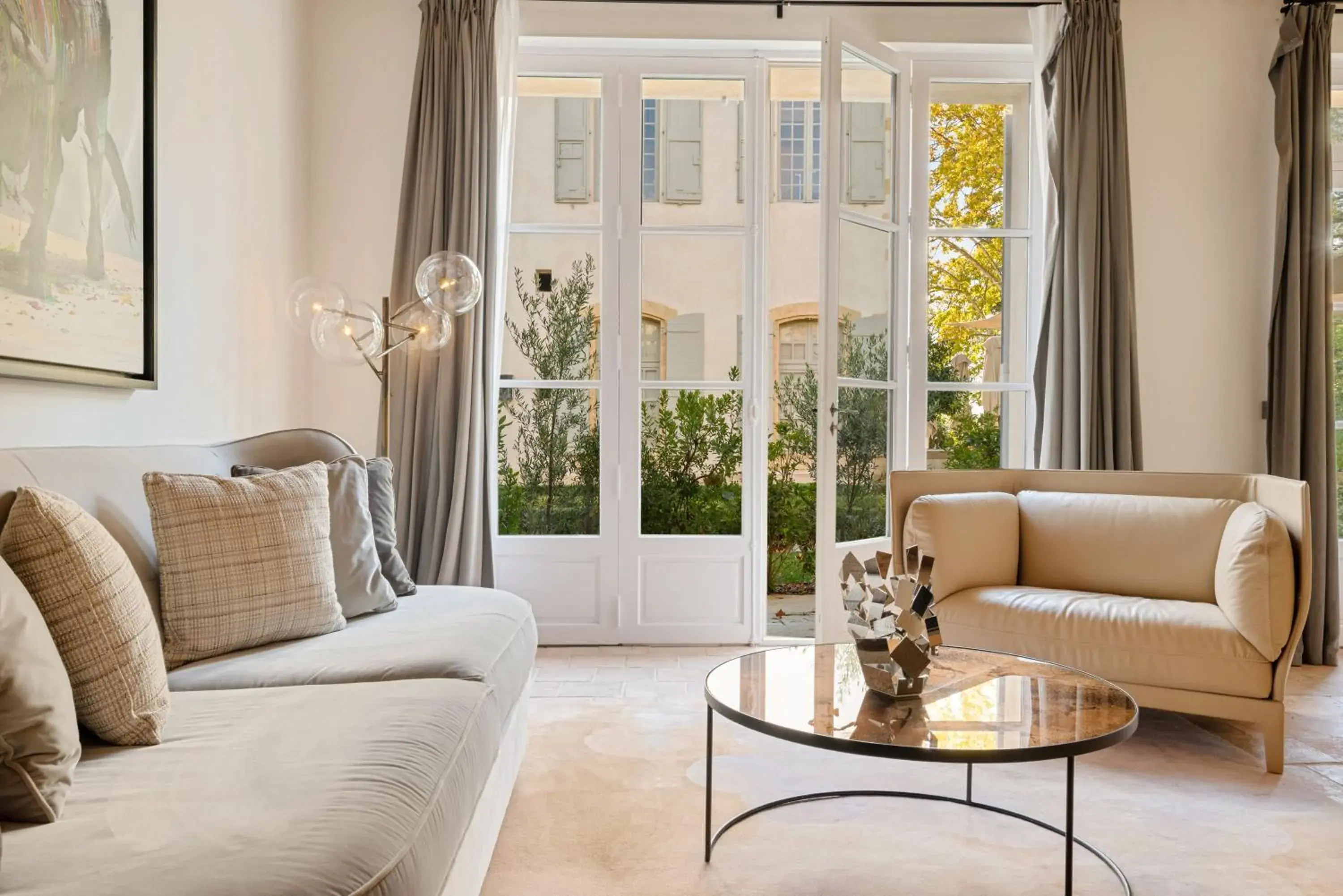 Living room, Seating Area in Château de la Gaude