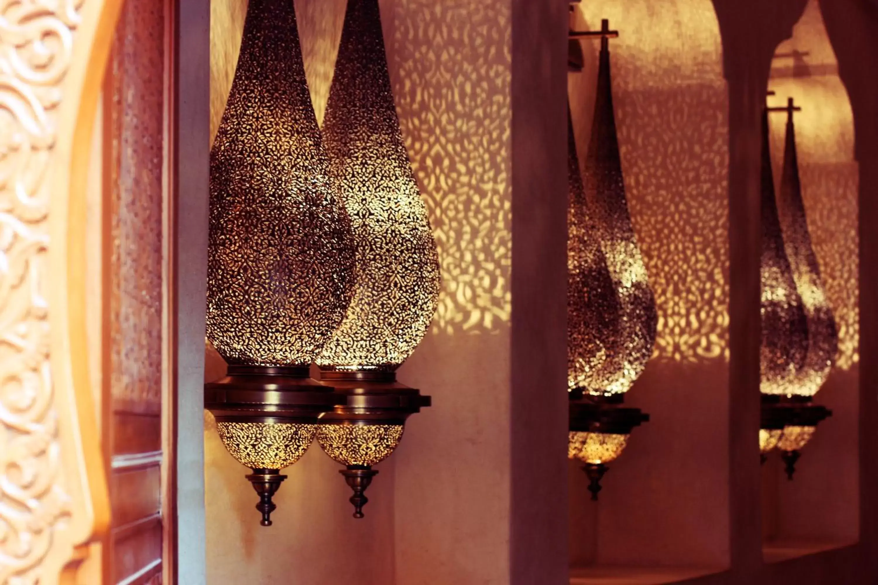 Decorative detail in La Maison Arabe Hotel, Spa & Cooking Workshops