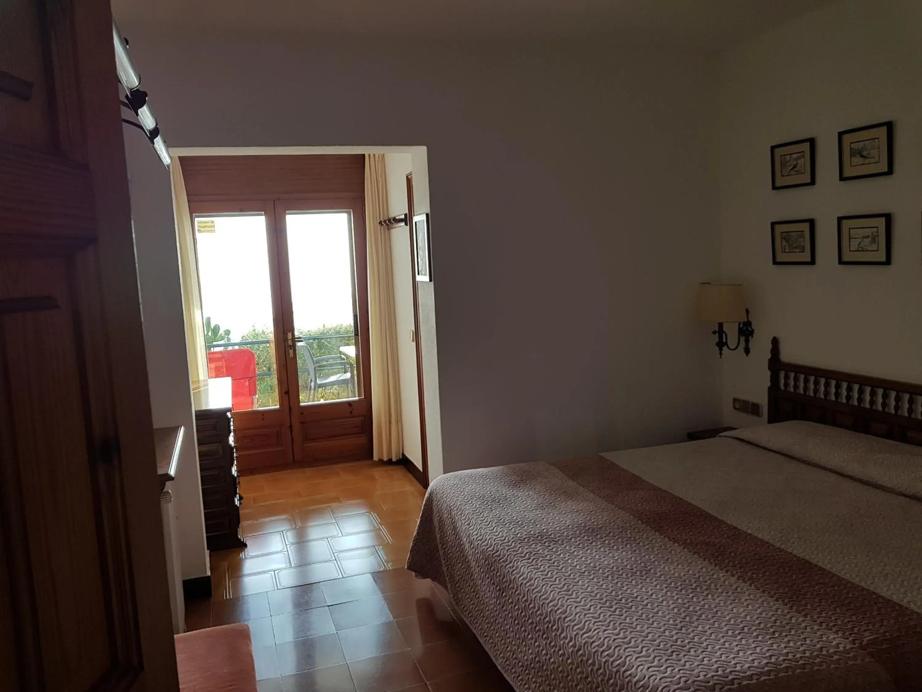 Bedroom, Bed in Hostal Sa Barraca - Adults Only