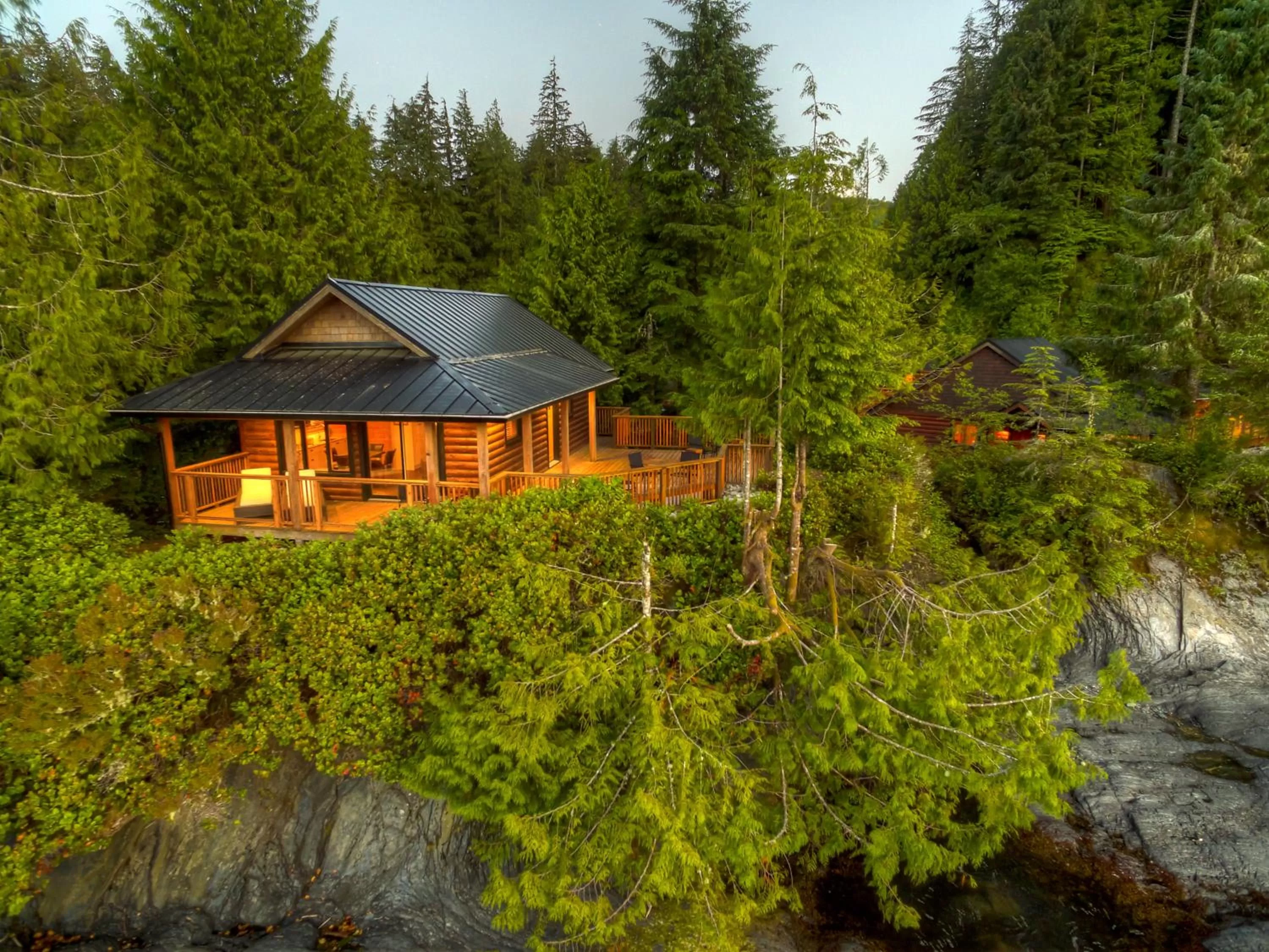 Bird's eye view in Wild Renfrew Seaside Cottages