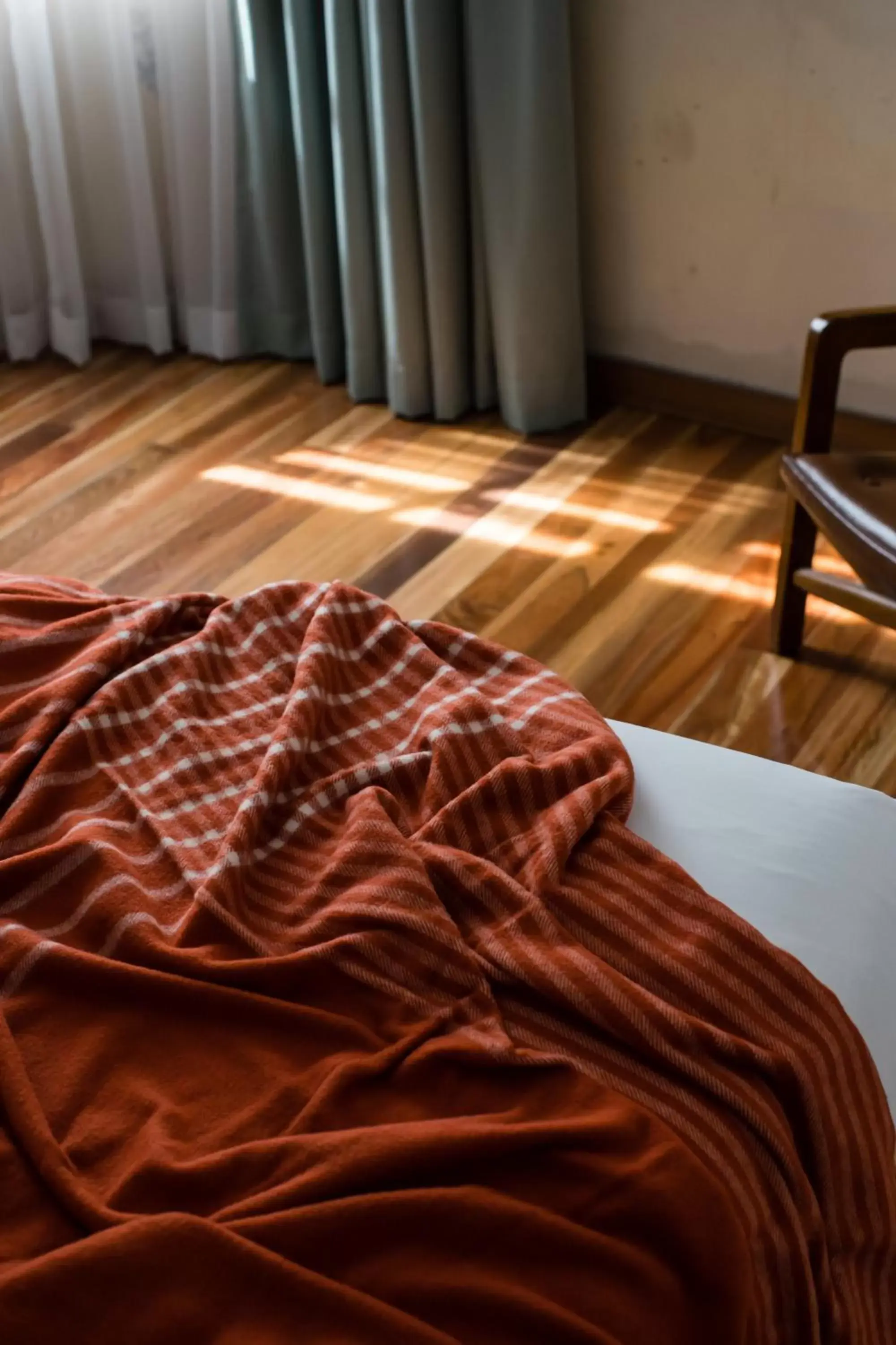 Decorative detail, Bed in The Old Clare Hotel