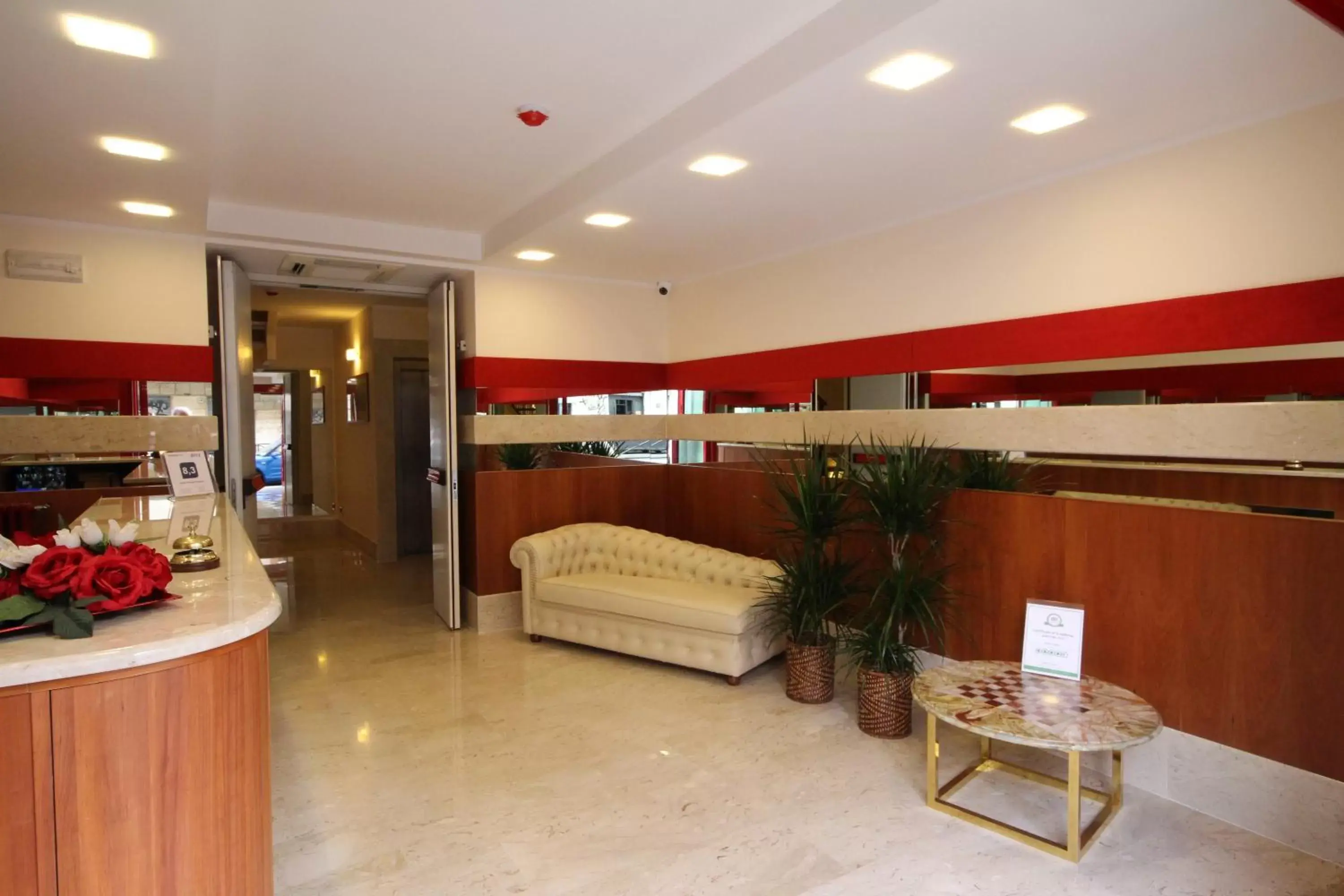 Lobby or reception in Hotel Principe Eugenio