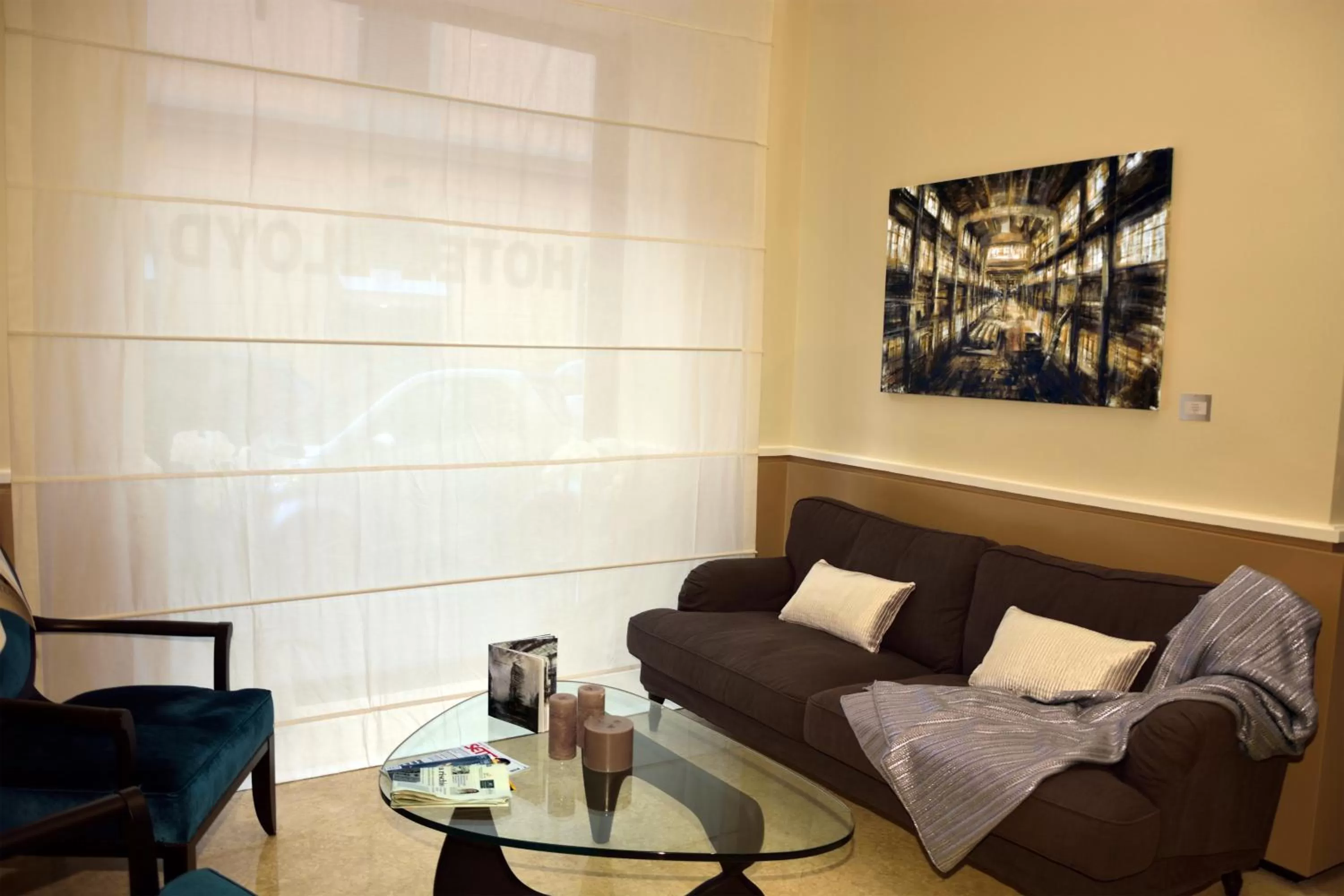 Lobby or reception in LH Hotel Lloyd Roma