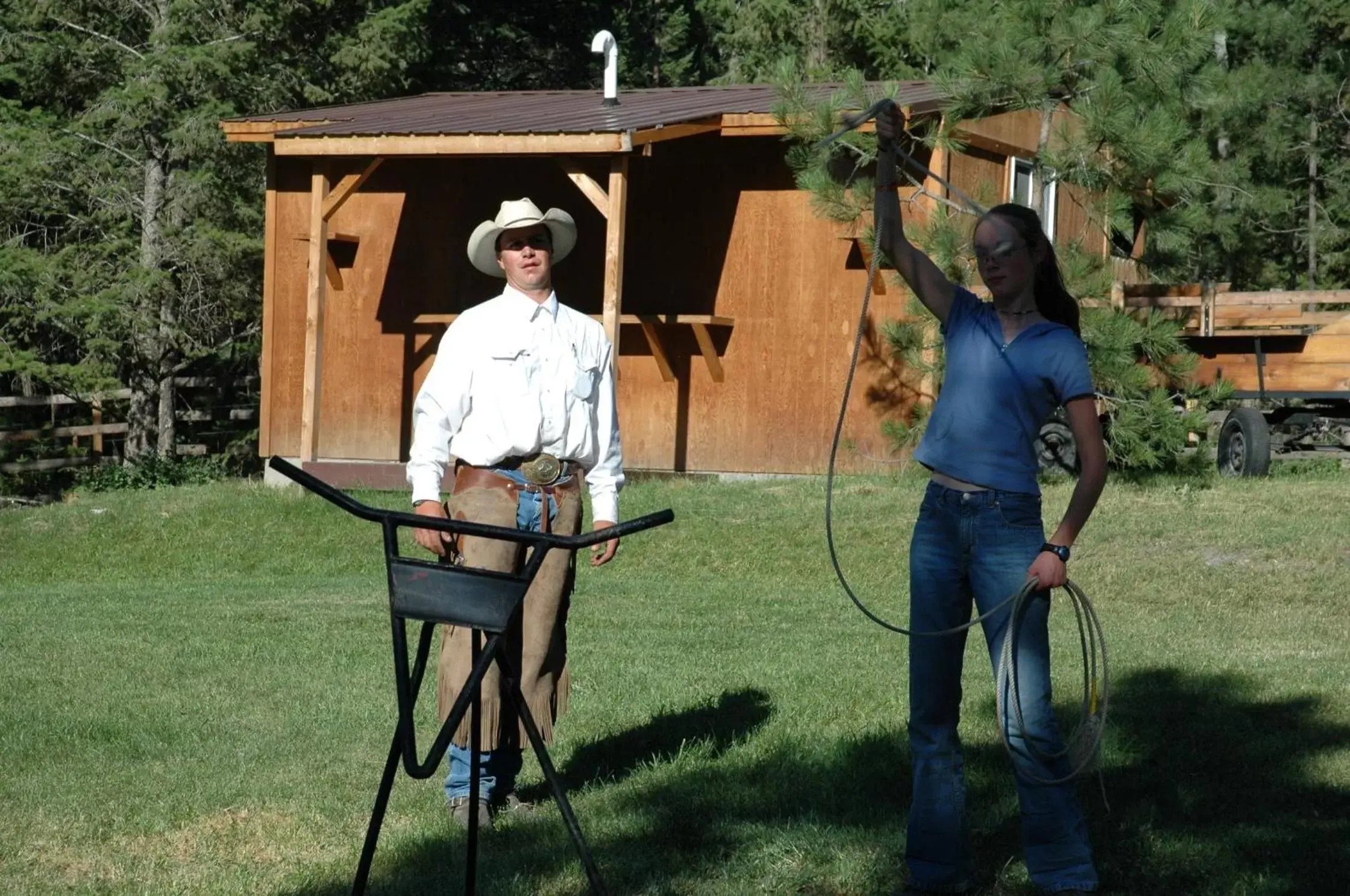 Evening entertainment in Lonesome Dove Ranch