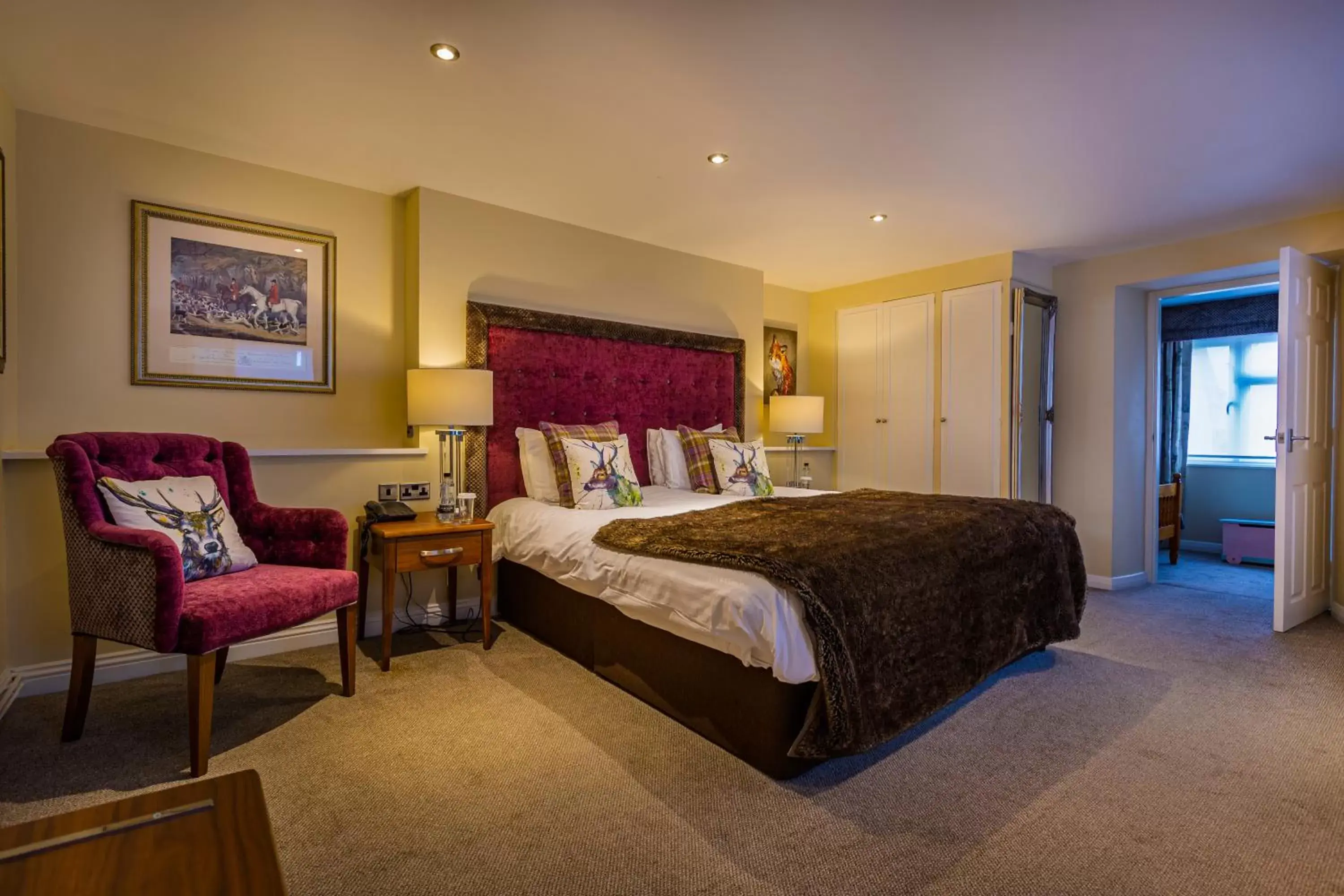 Bedroom in The Feathers Hotel, Helmsley, North Yorkshire