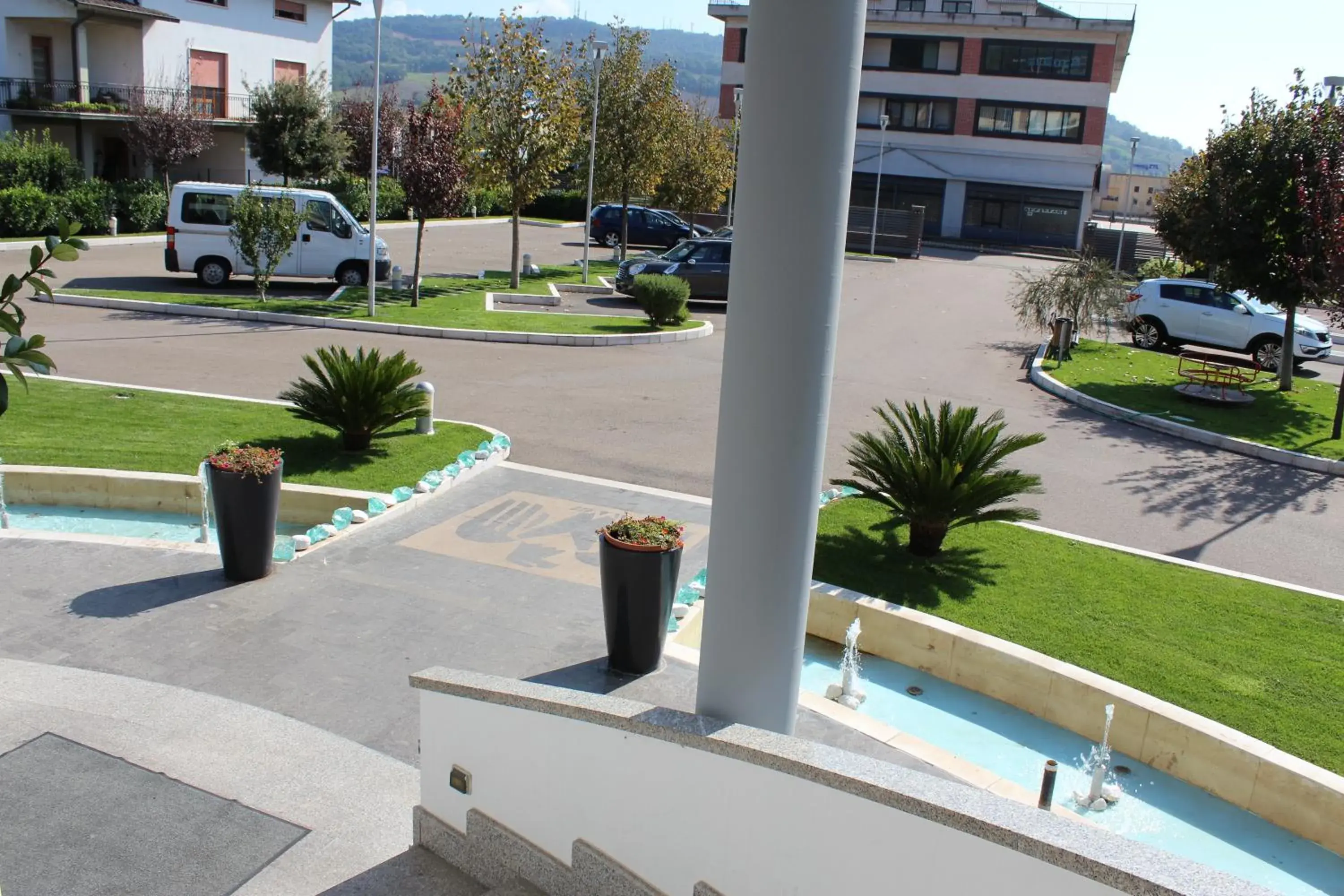 Facade/entrance, Pool View in Hotel Aquila