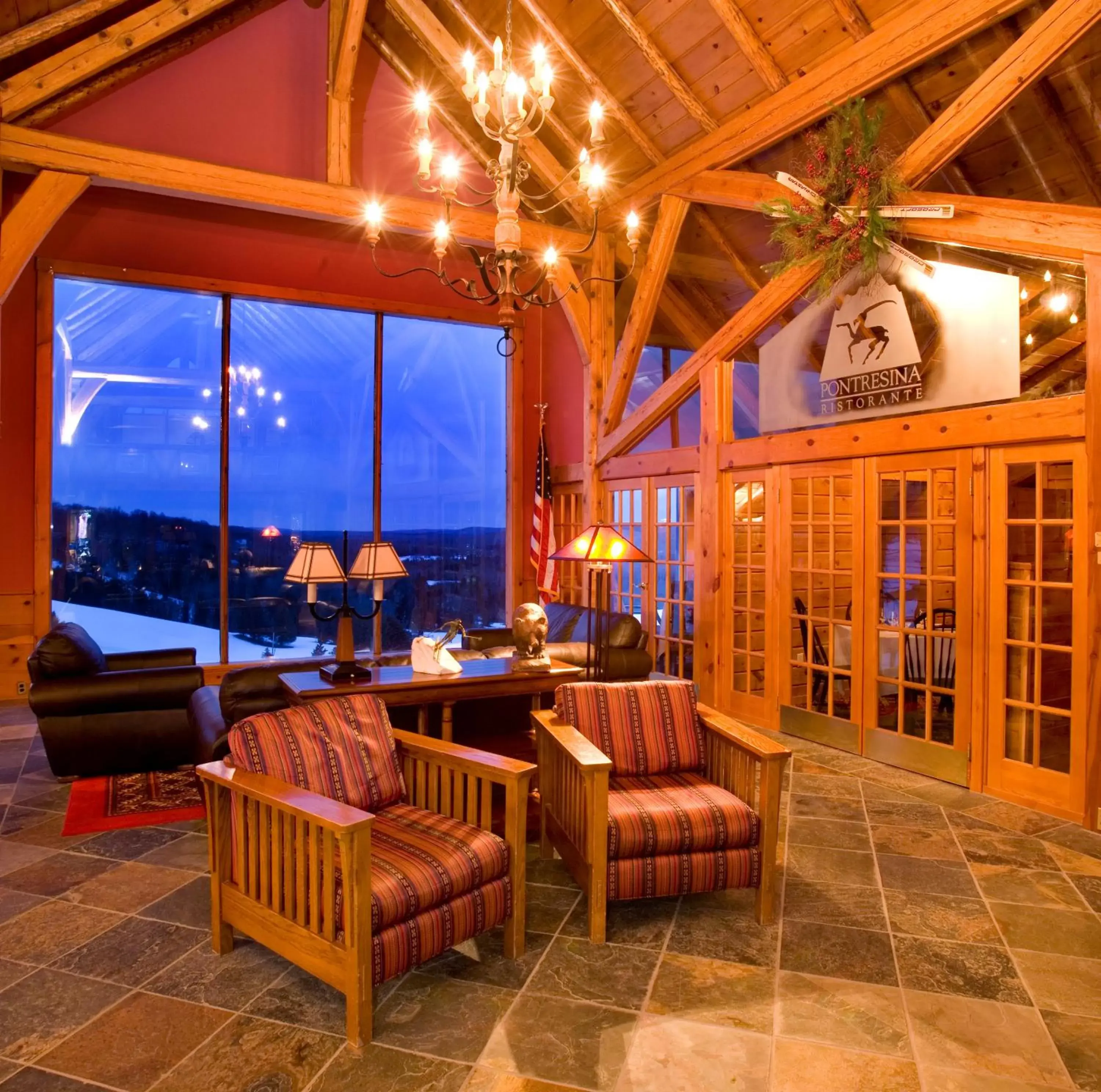 Seating area in Otsego Resort