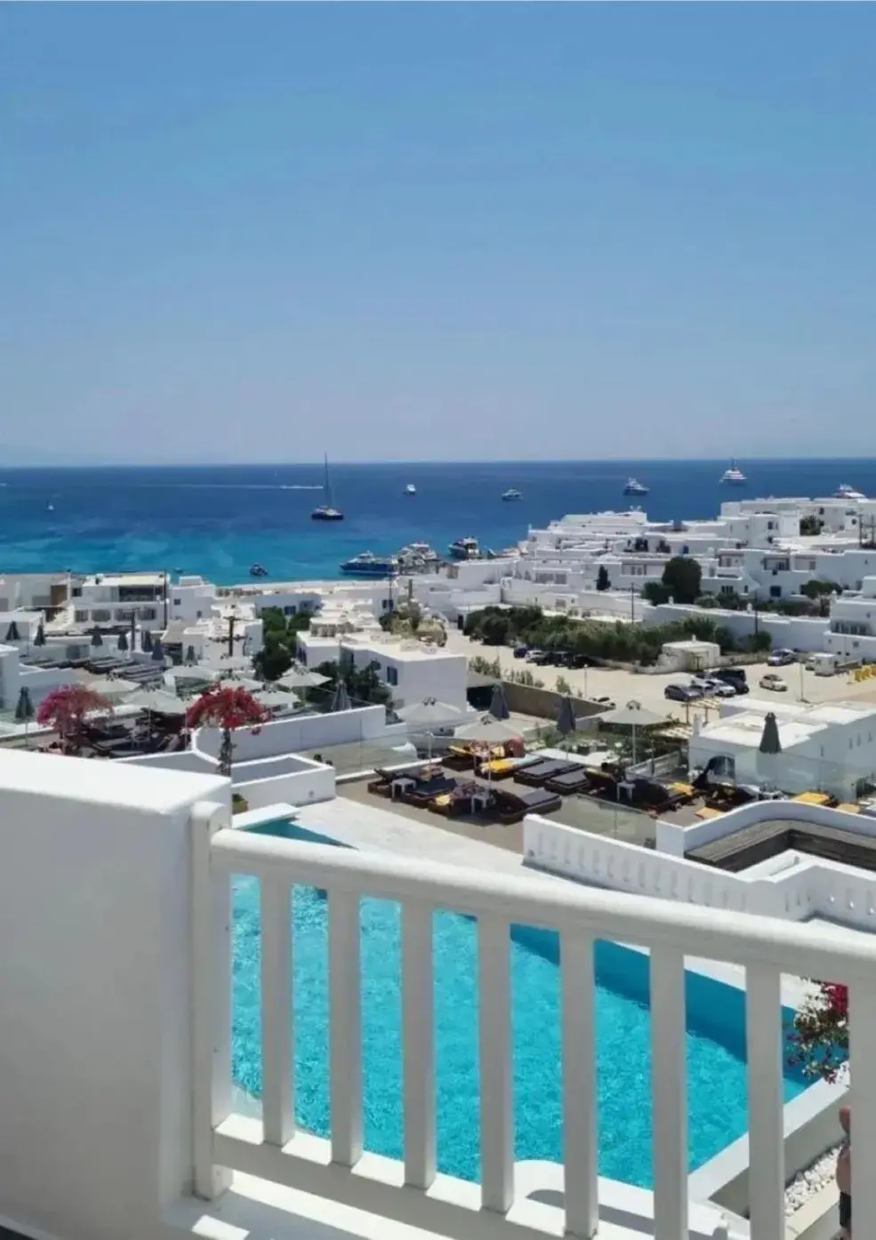 Property building in The George Hotel Mykonos