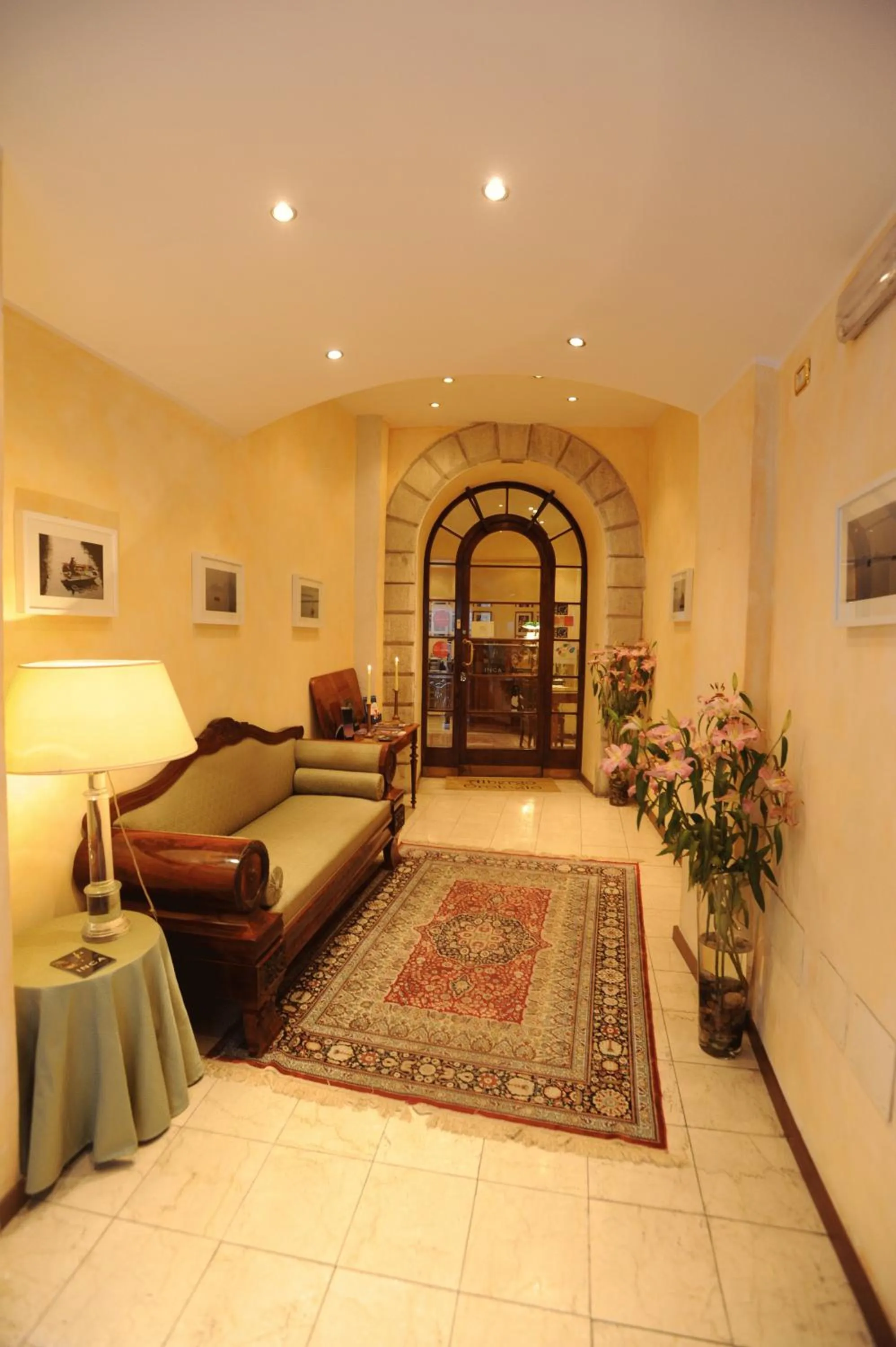 Lobby or reception in Albergo Orologio