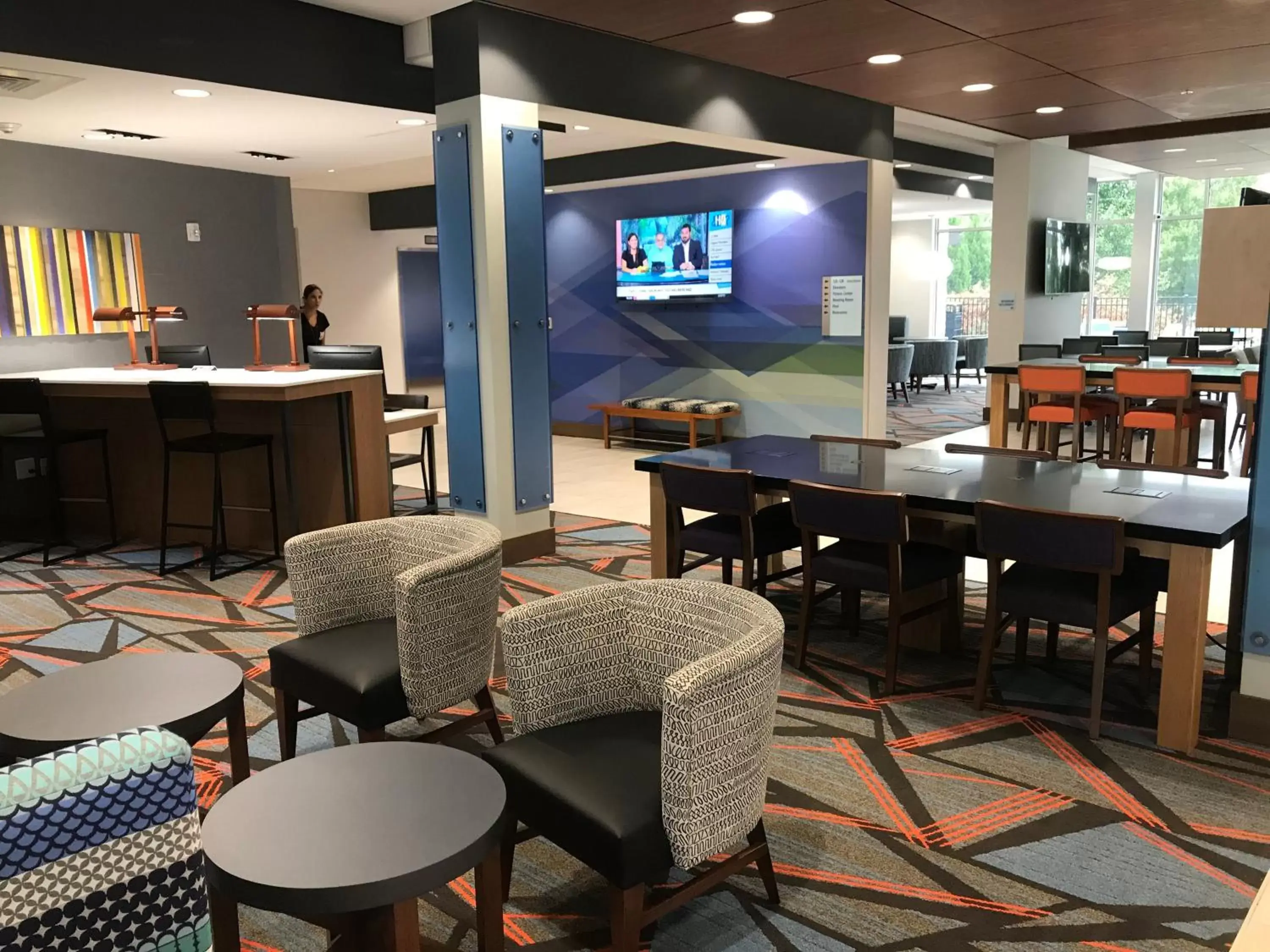 Lobby or reception, Restaurant/Places to Eat in Holiday Inn Express & Suites Greenville SE - Simpsonville, an IHG Hotel