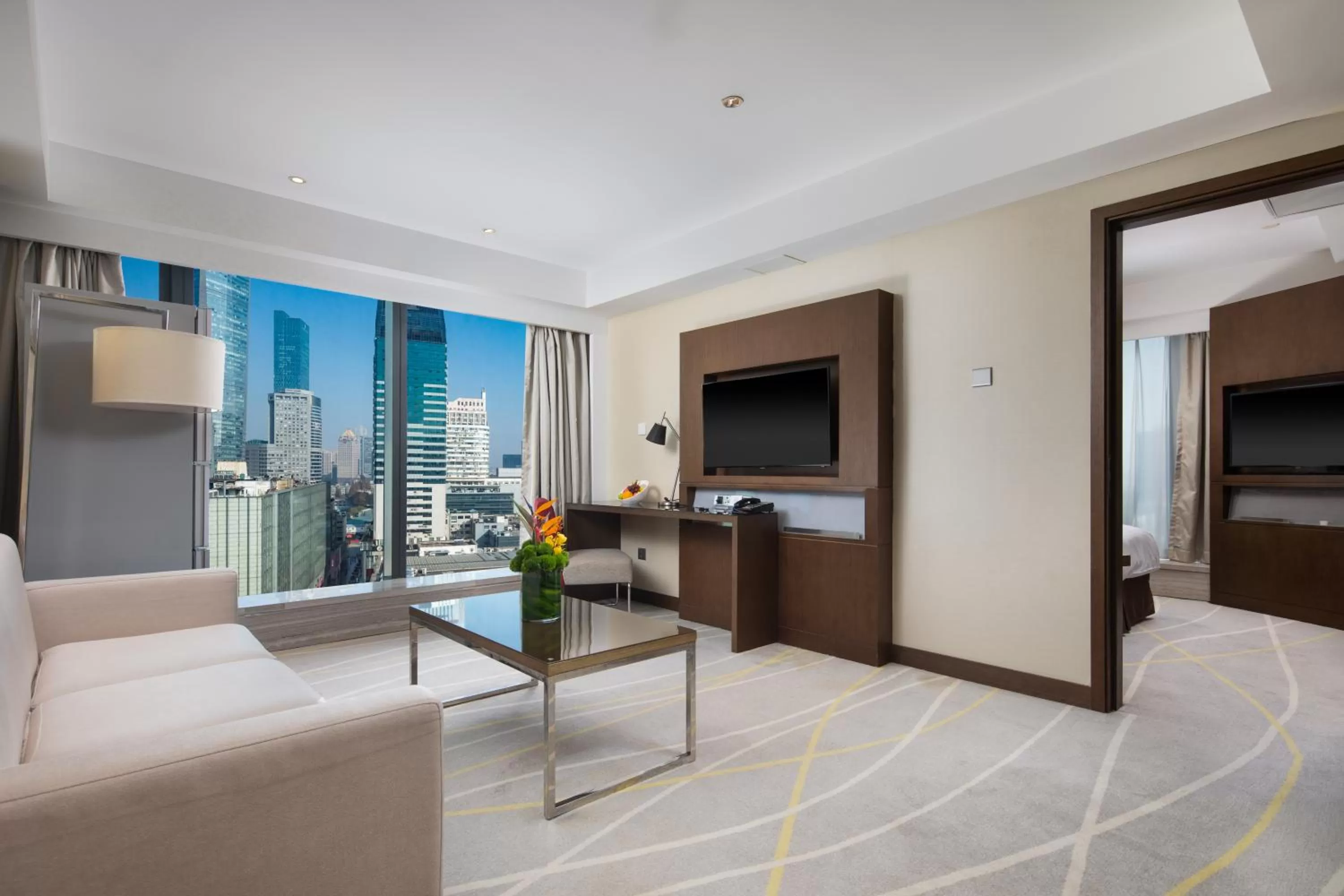 Bed in Novotel Nanjing Central