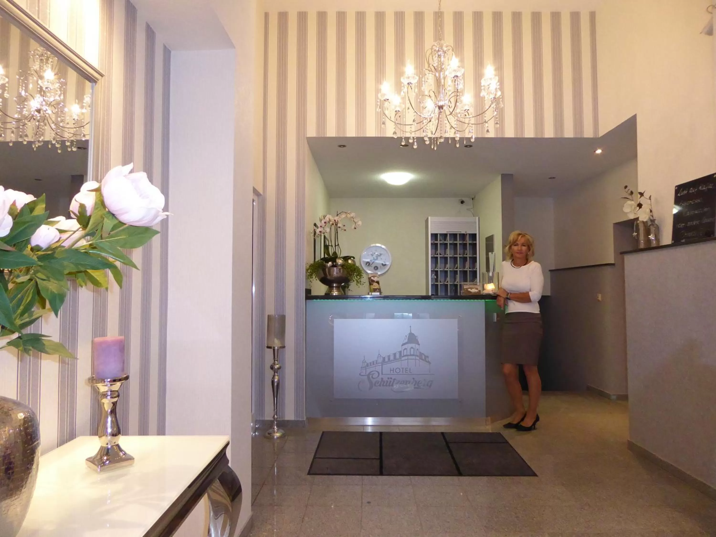 Lobby or reception in Hotel am Schützenberg