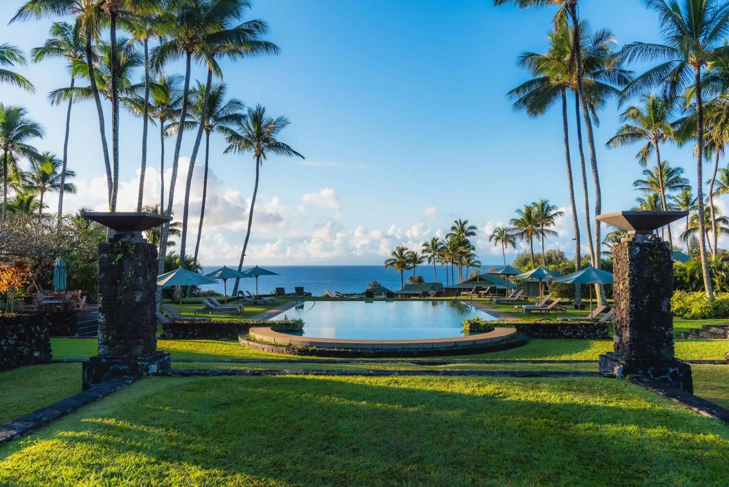 Swimming pool, Garden in Hana-Maui Resort, a Destination by Hyatt Residence