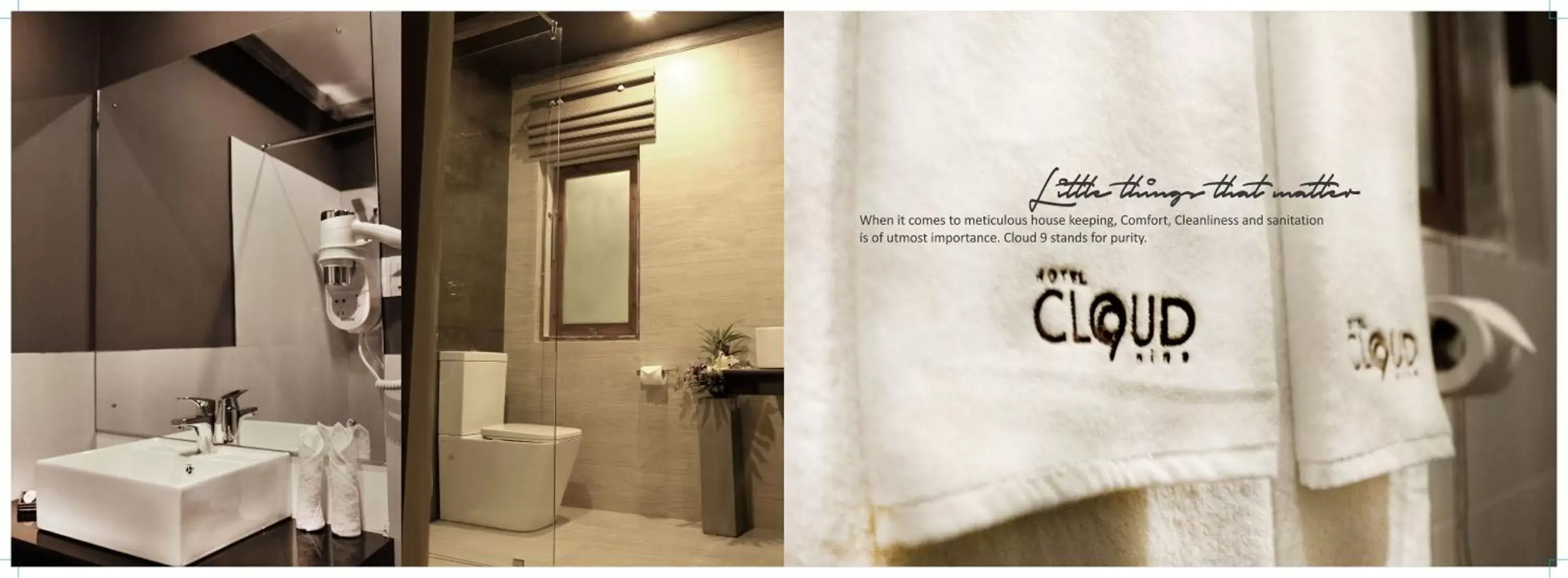 Decorative detail, Bathroom in Hotel Cloud 9 Negombo
