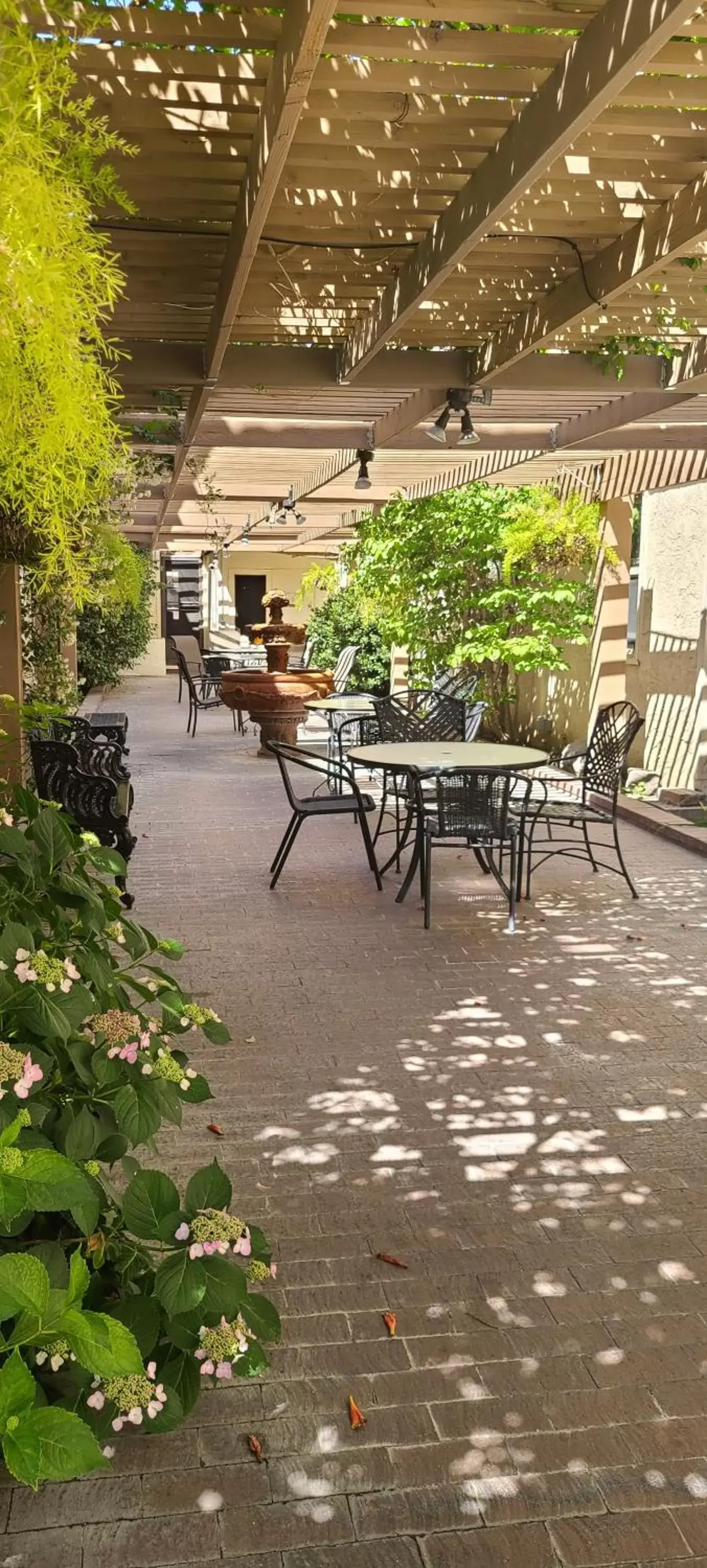 Seating area in Historic Dow Hotel