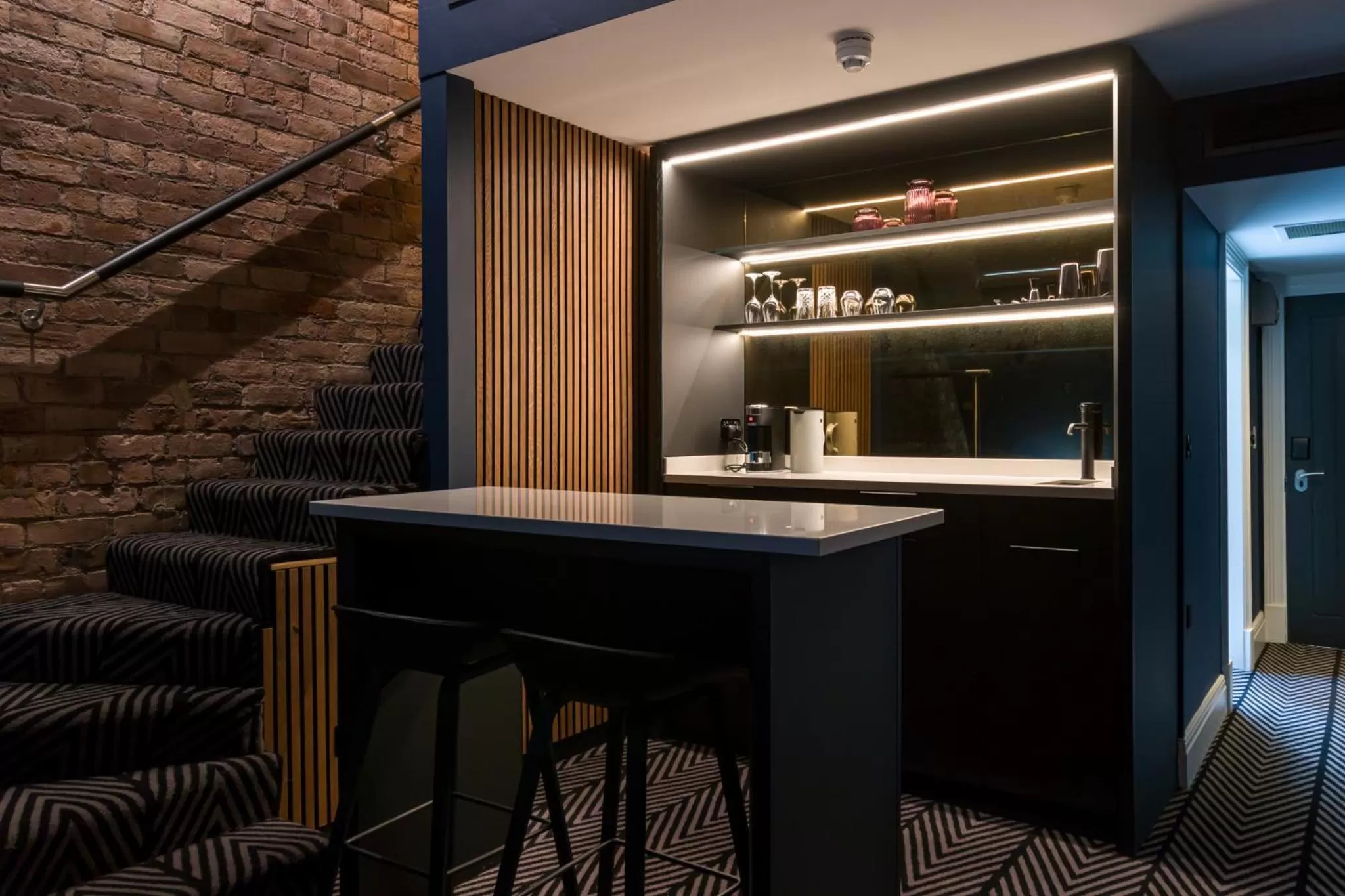 Kitchen or kitchenette in Velvet Hotel Manchester, WorldHotels Crafted