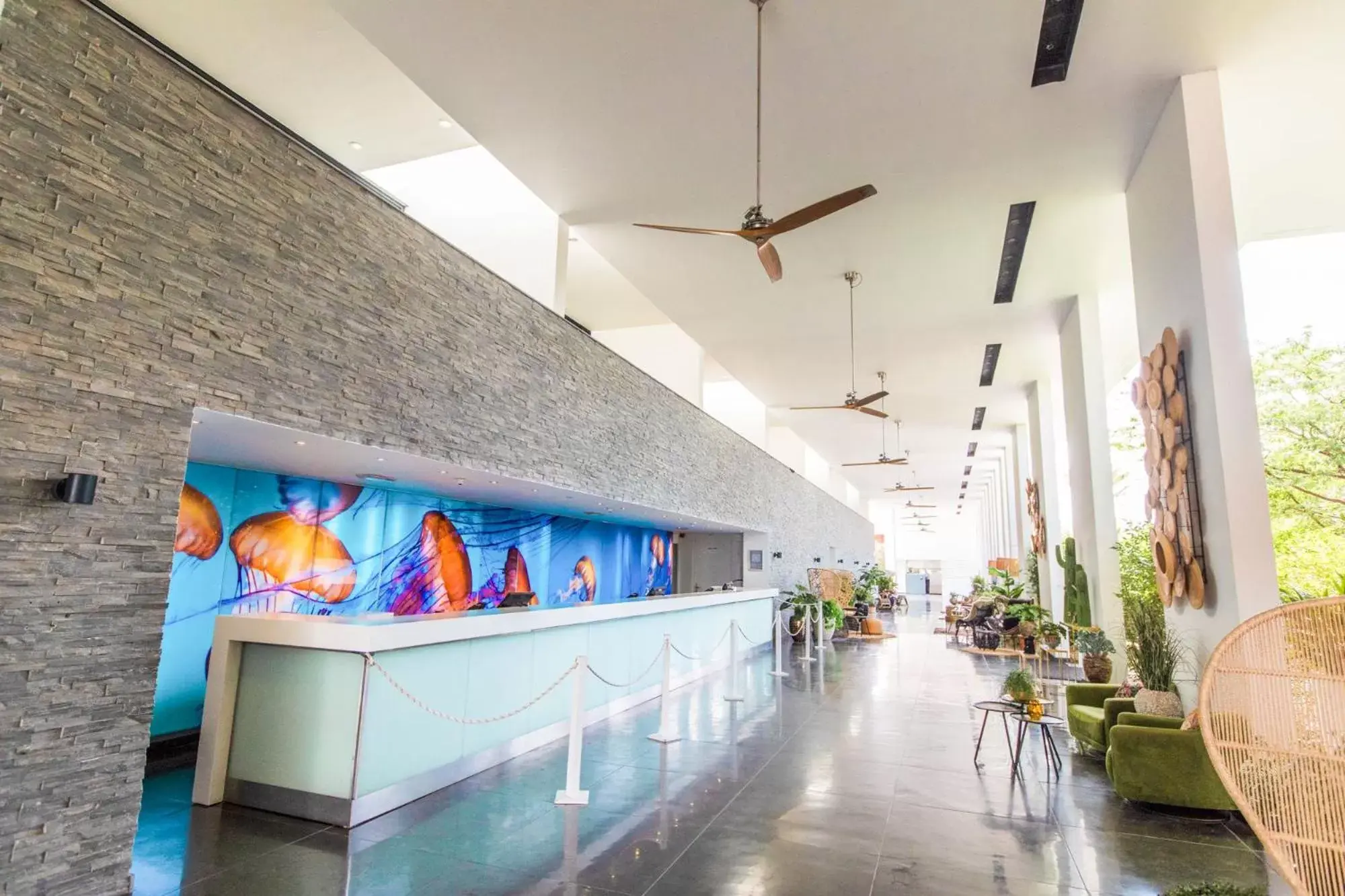 Lobby or reception in Papagayo Beach Hotel