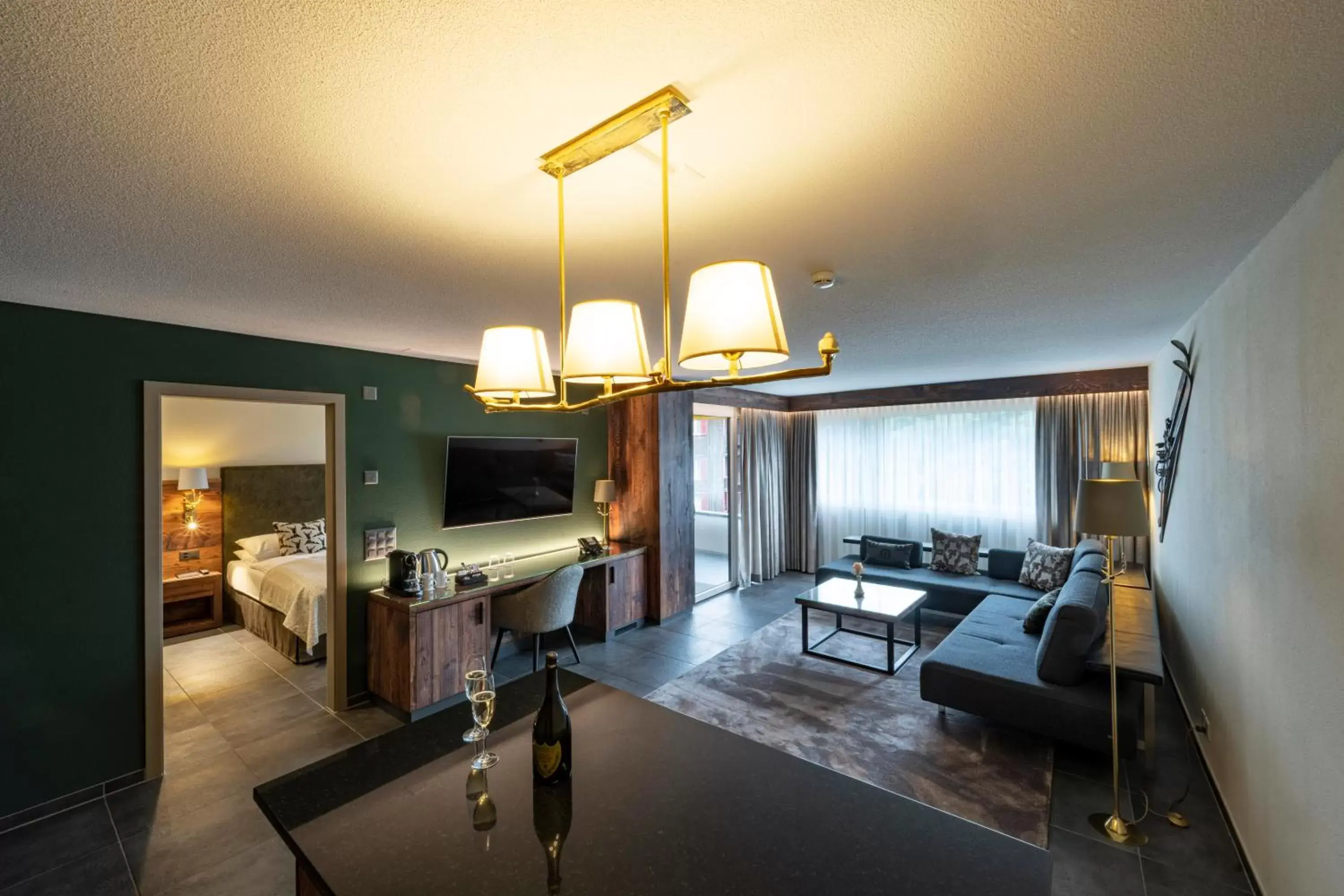 Living room in Romantik Hotel Schweizerhof Living room in Romantik Hotel Schweizerhof