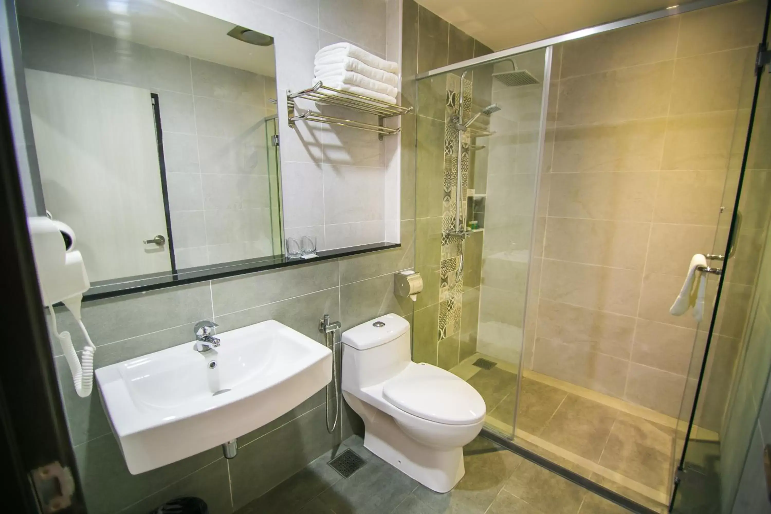 Shower in INDRA HOTEL - BOUTIQUE SUITES