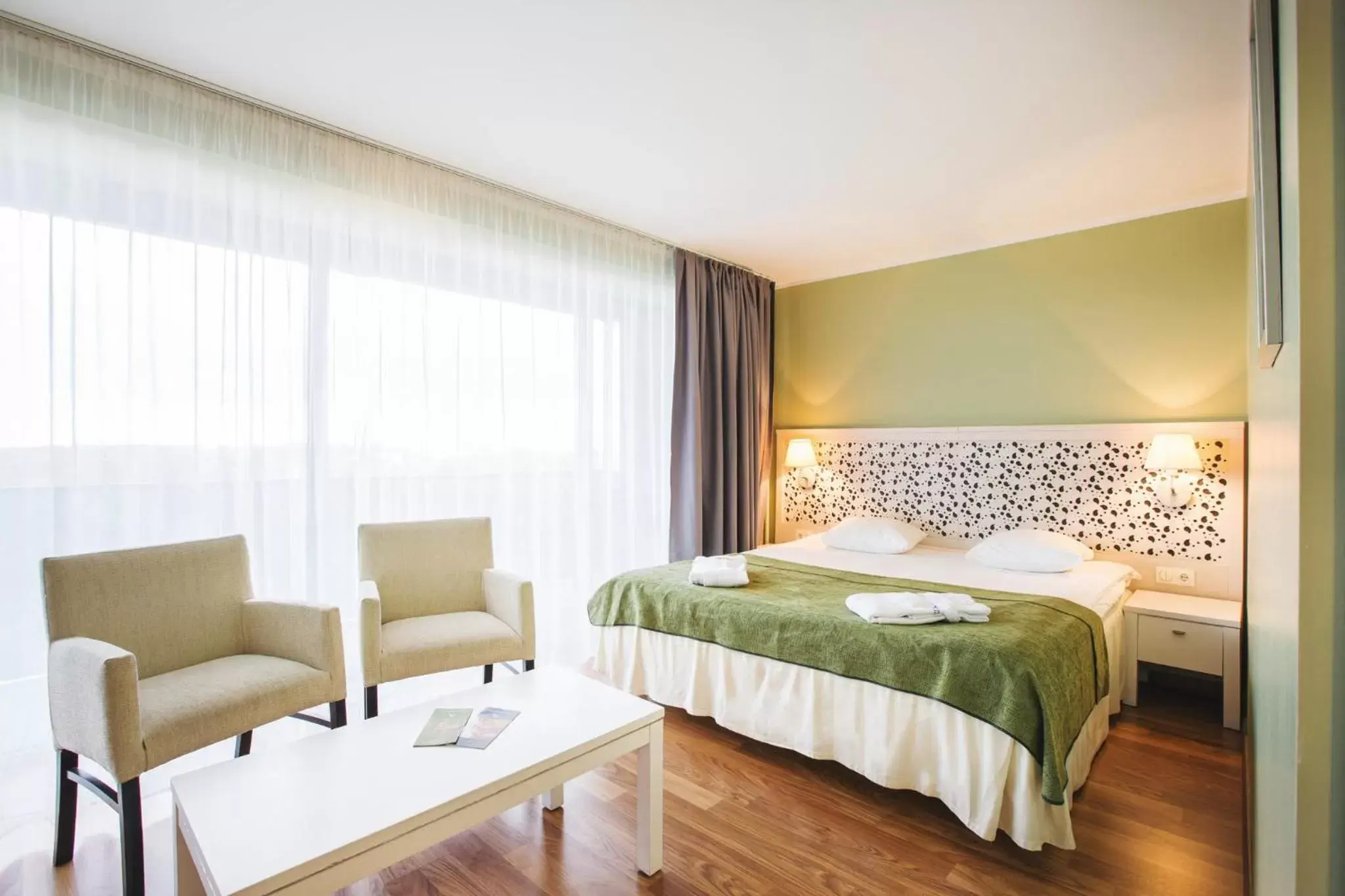 Bedroom, Bed in Hotel Jurmala Spa