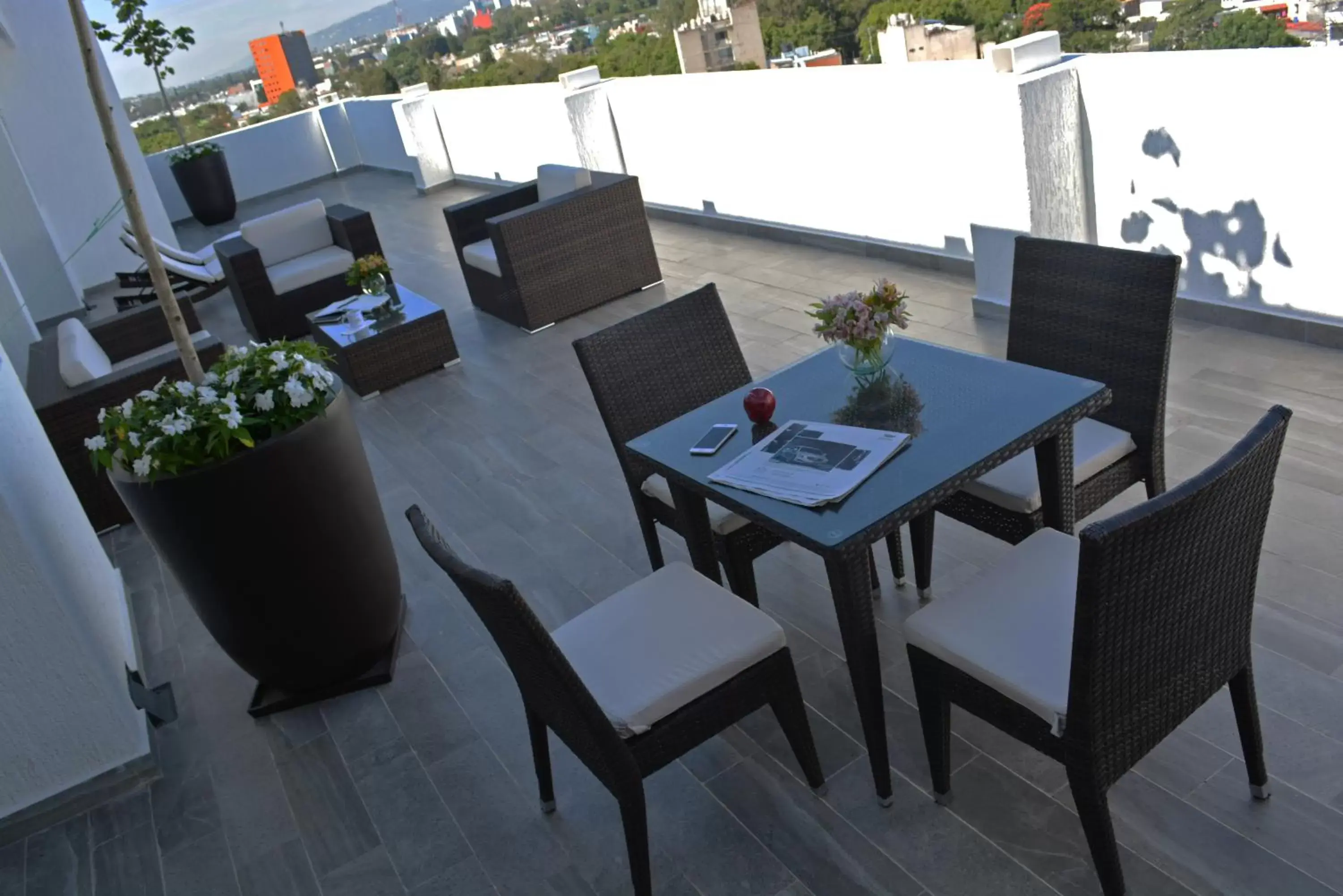 Balcony/Terrace in Eco Hotel Guadalajara Expo