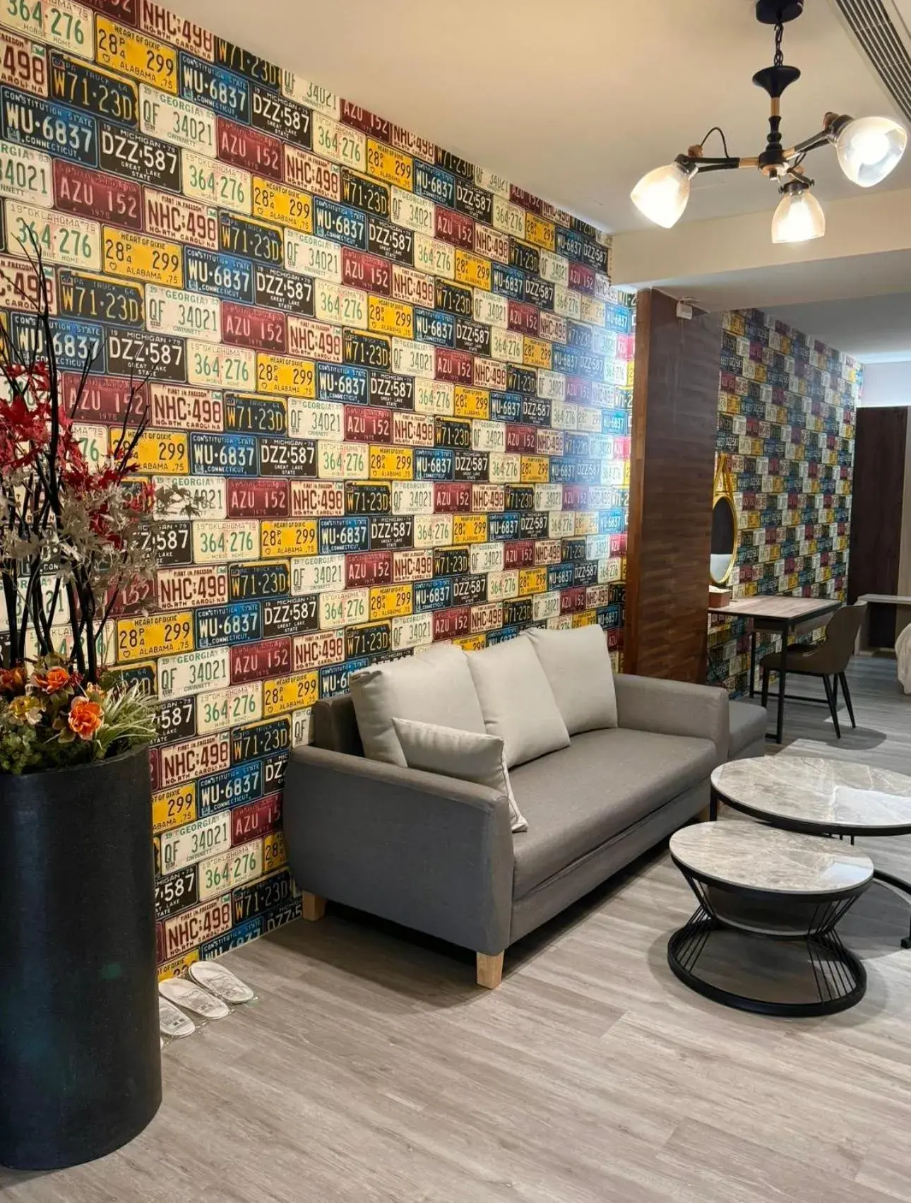 Seating Area in Her Home Spa Motel Douliu