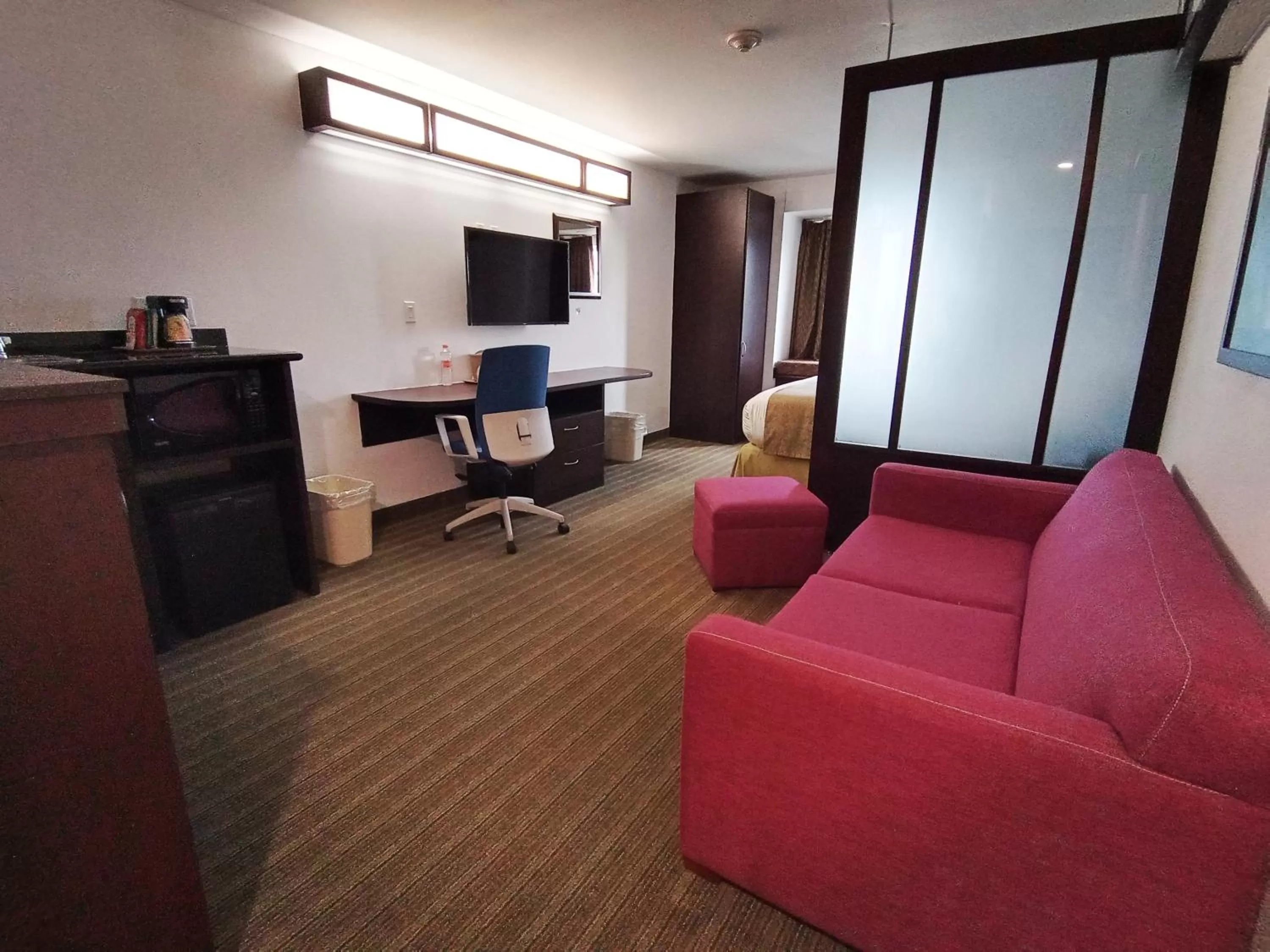 Living room in Microtel Inn and Suites by Wyndham Toluca