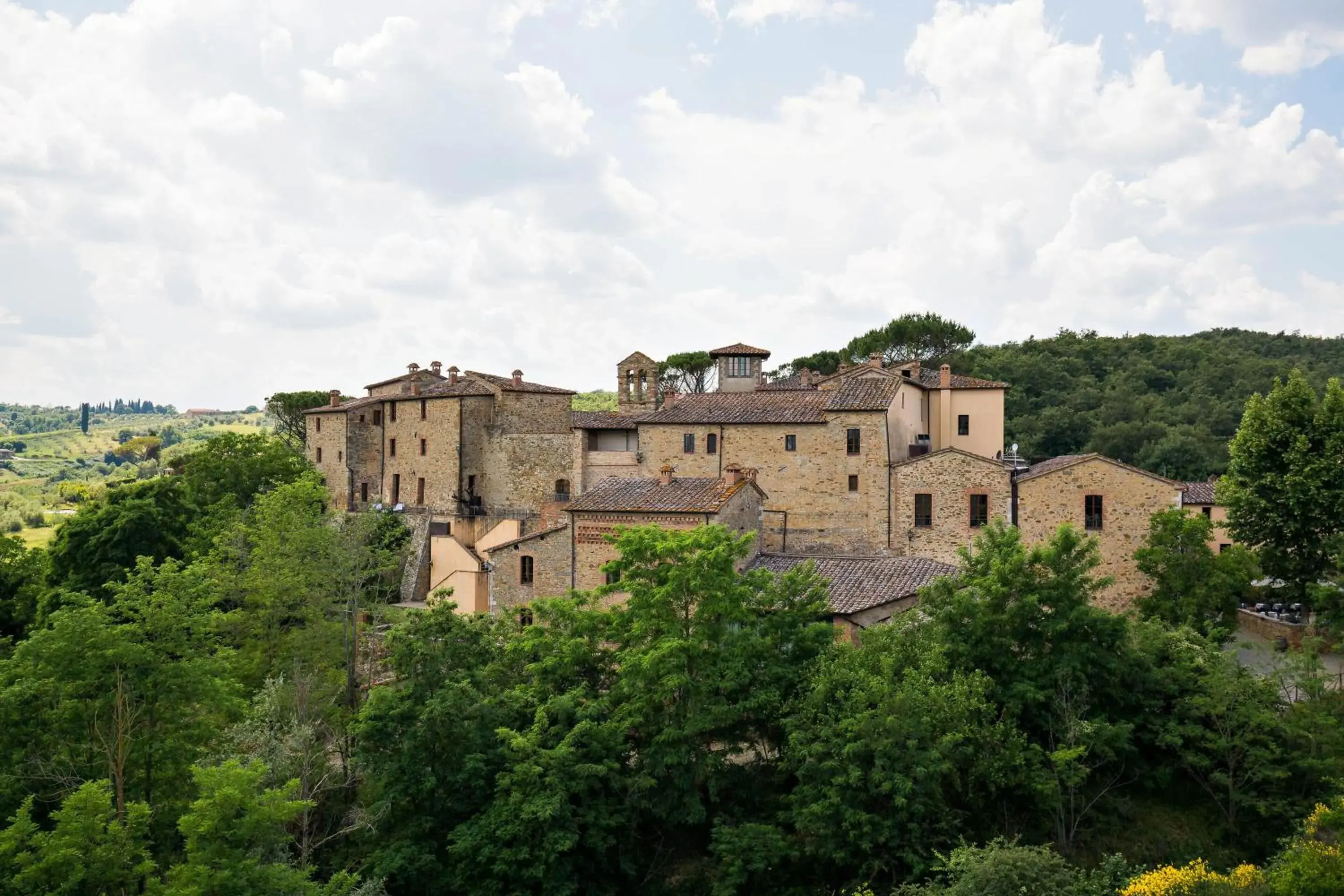 Bird's eye view, Nearby Landmark in Castel Monastero - The Leading Hotels of the World