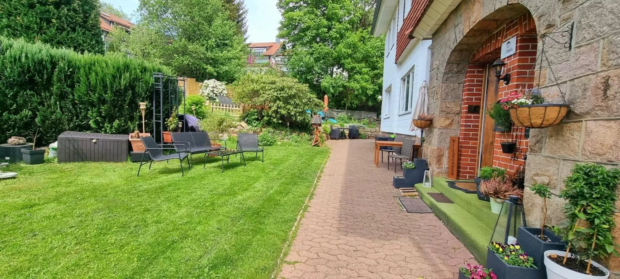 Garden in Hotel Elisabeth-Ilse