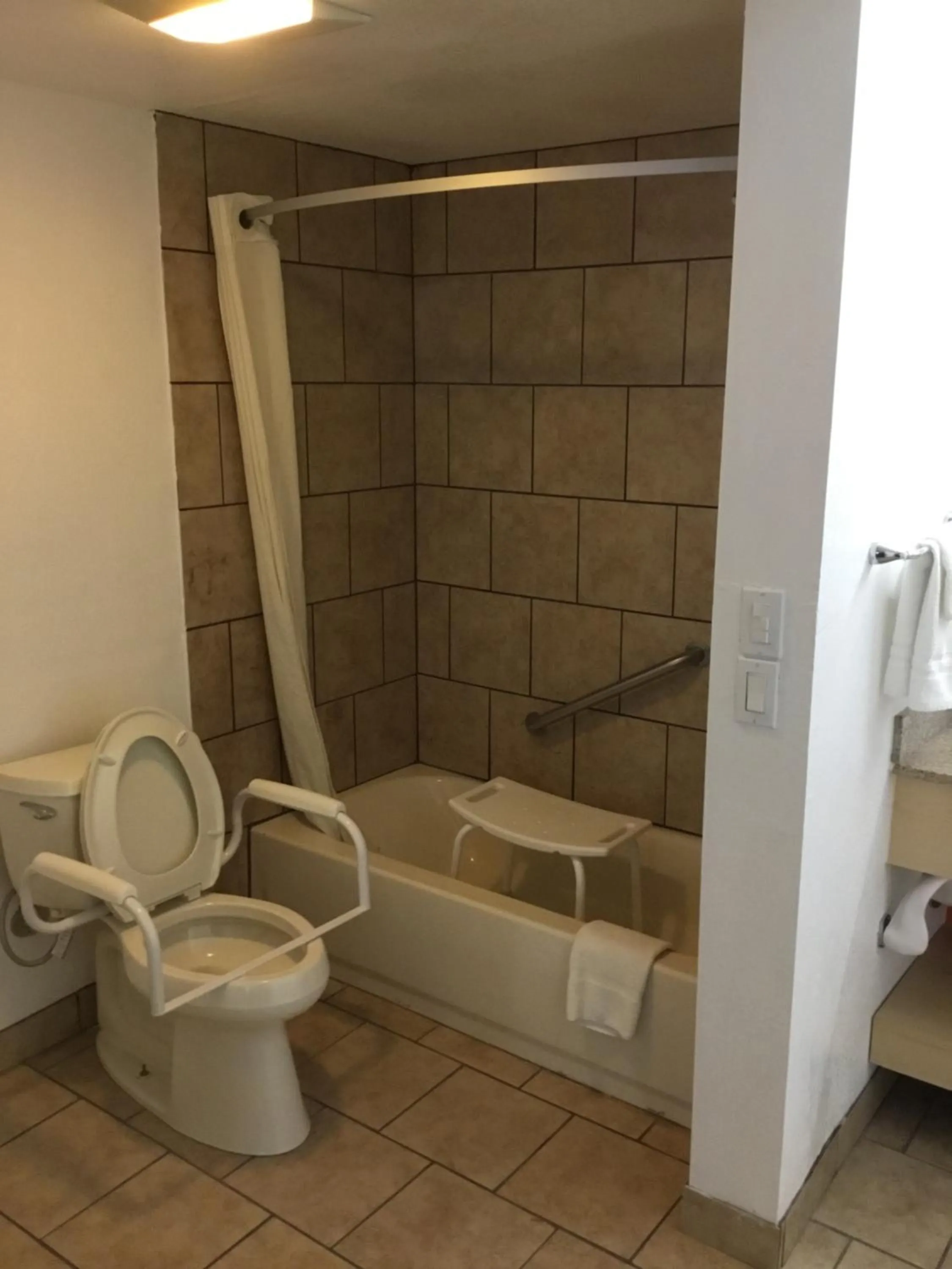Bathroom in Super 8 by Wyndham City of Moore
