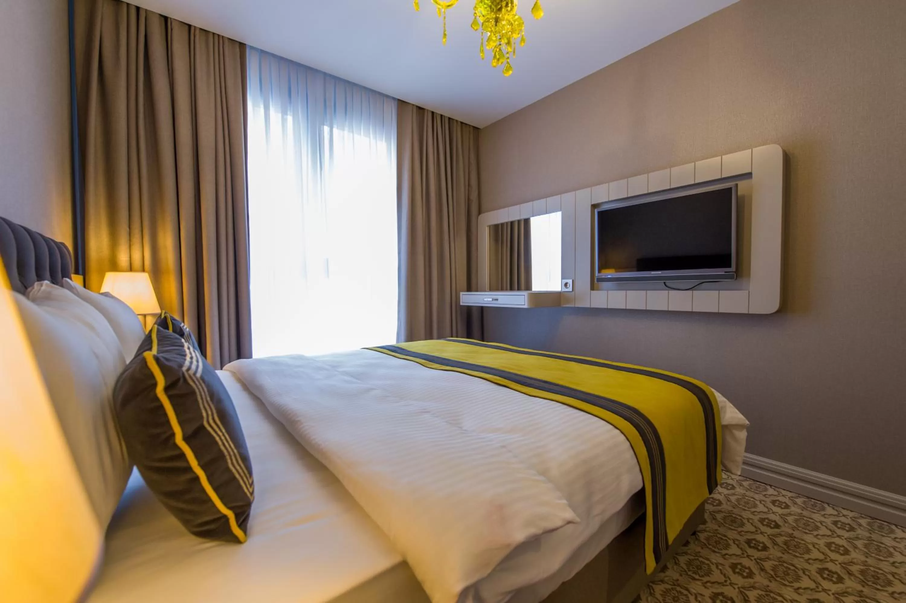 Bed in Homelike Hotel